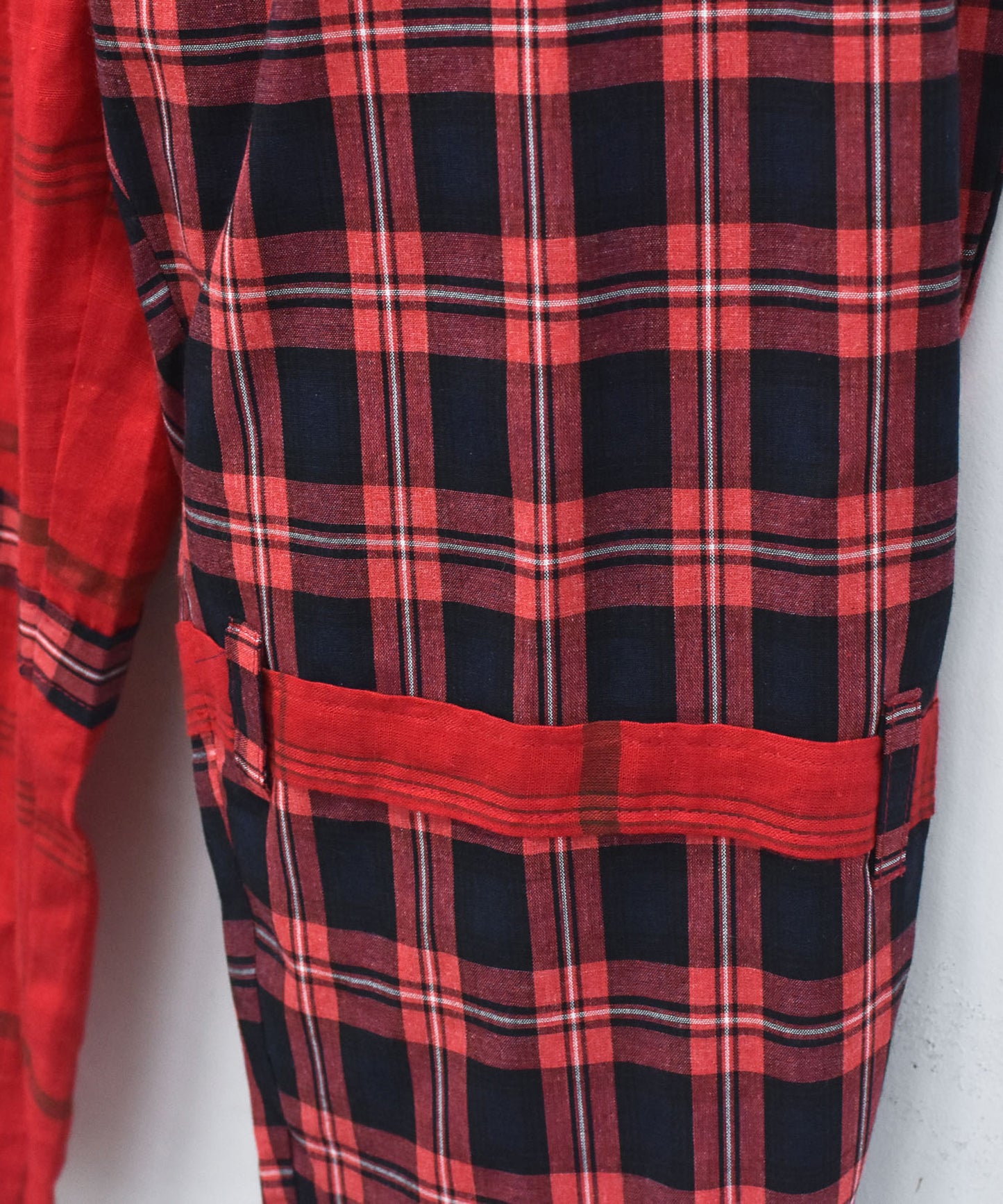 MIX CHECK BONTAGE PANTS