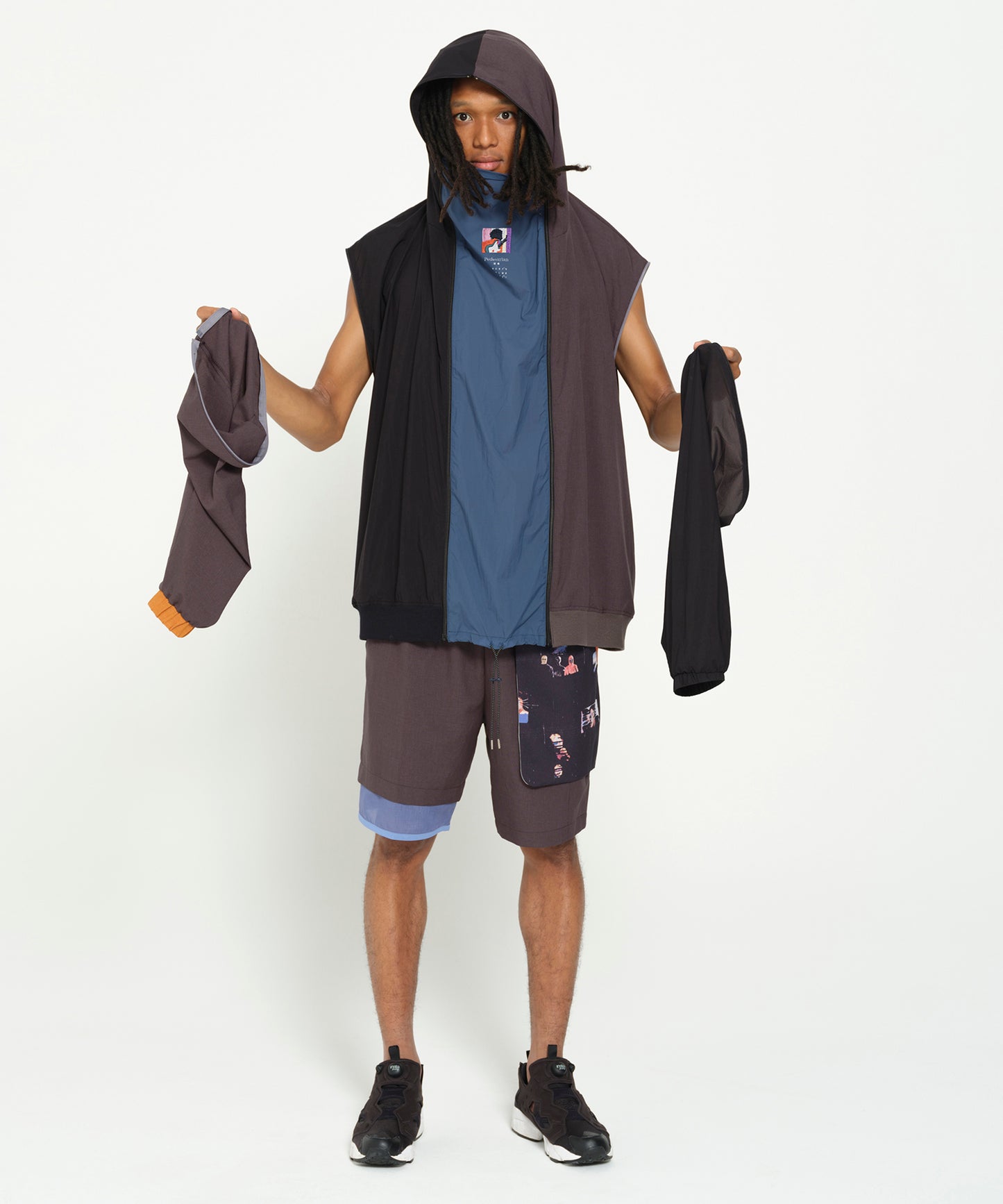 MELTING COLOR 3WAY HOODIE JACKET