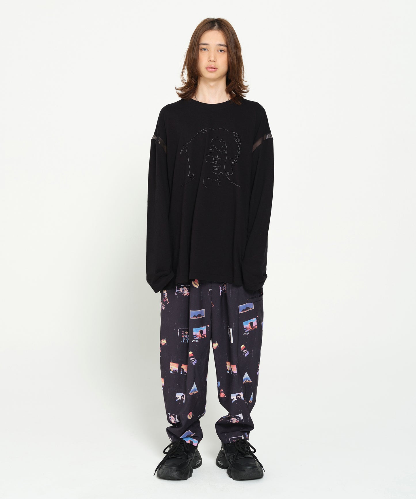 ONE-LOVE EMBROI L/S SAMUE T-SHIRT