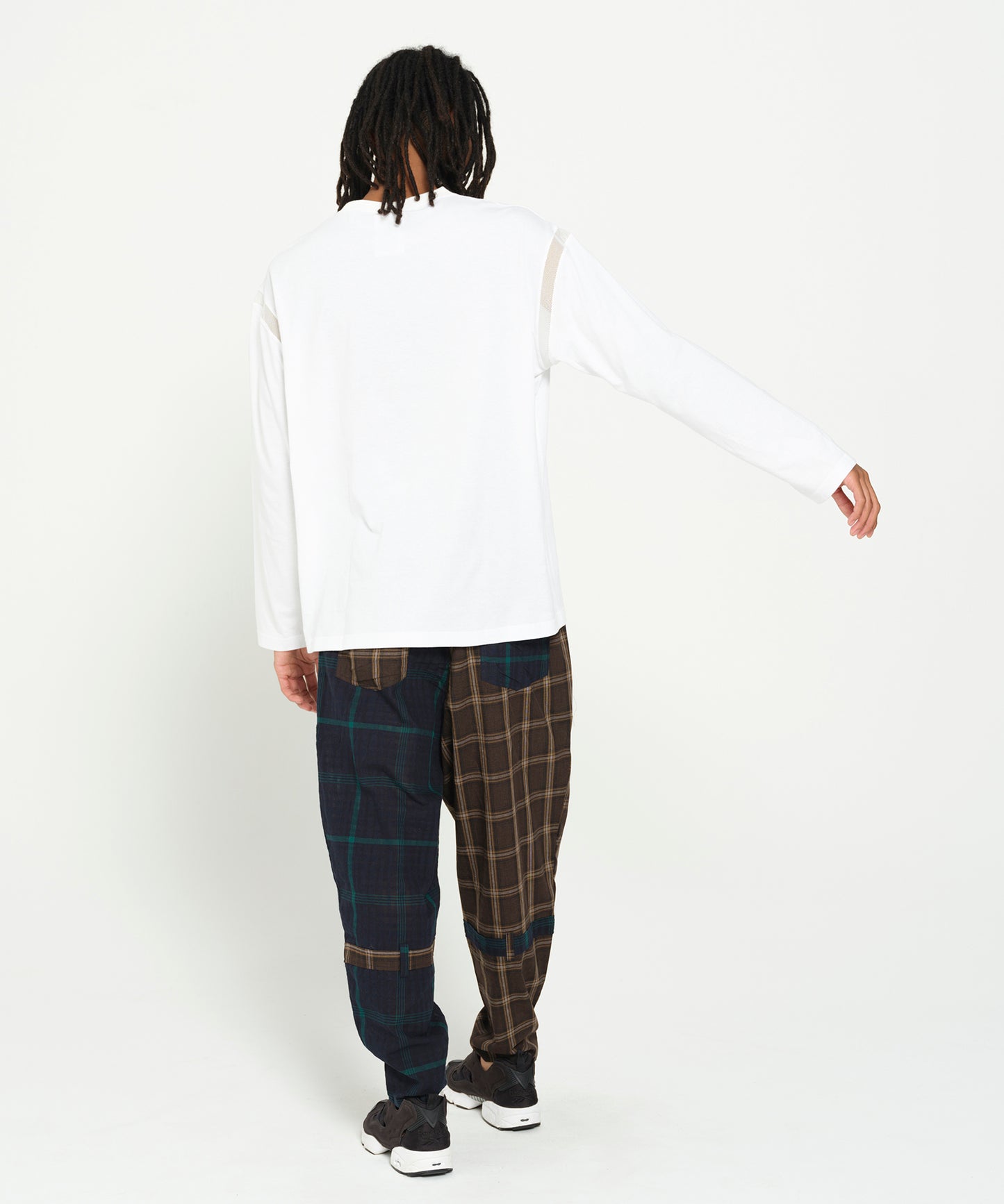 MIX CHECK BONTAGE PANTS