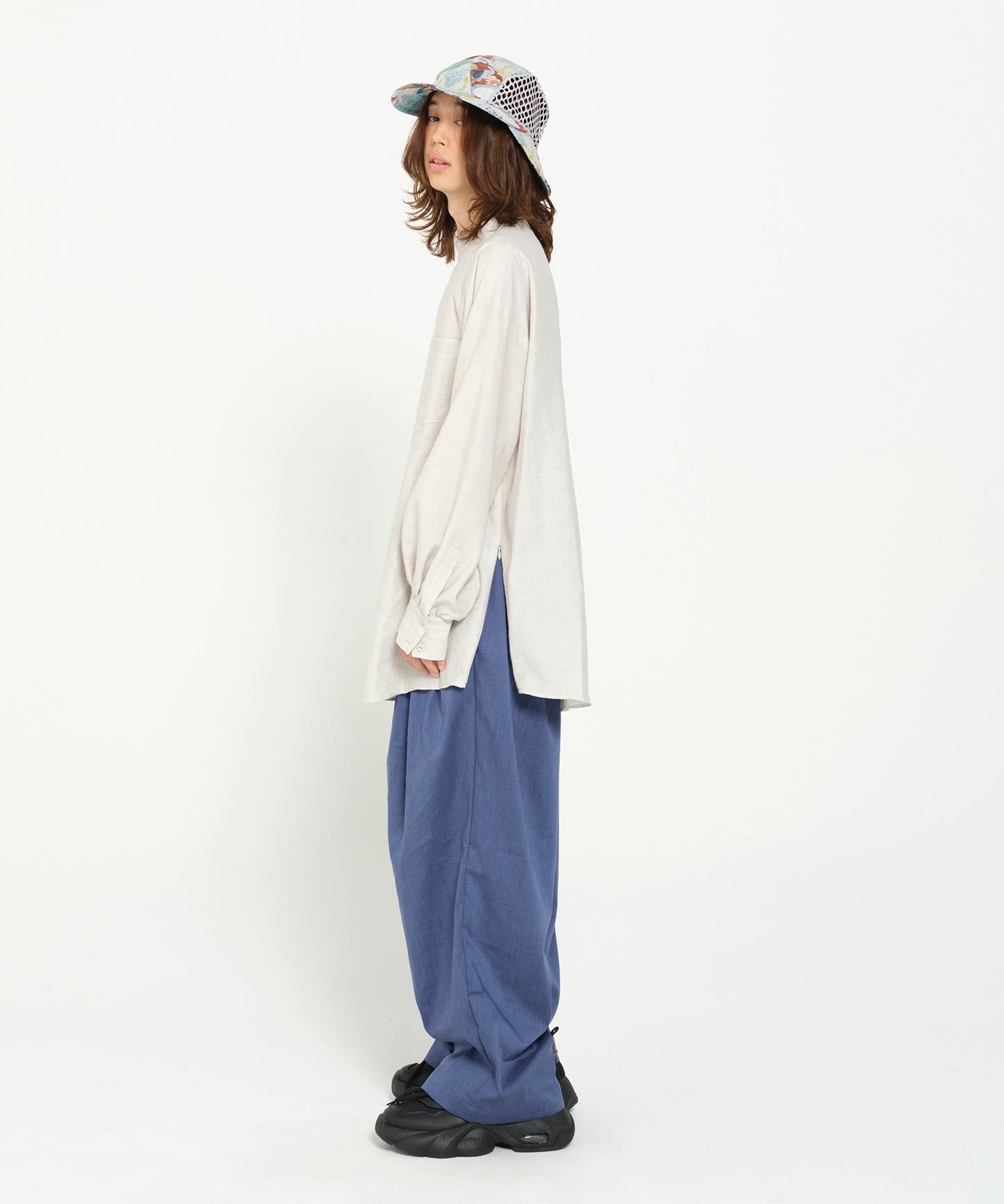 PEDESTRIAN STAND COLLAR SHIRT
