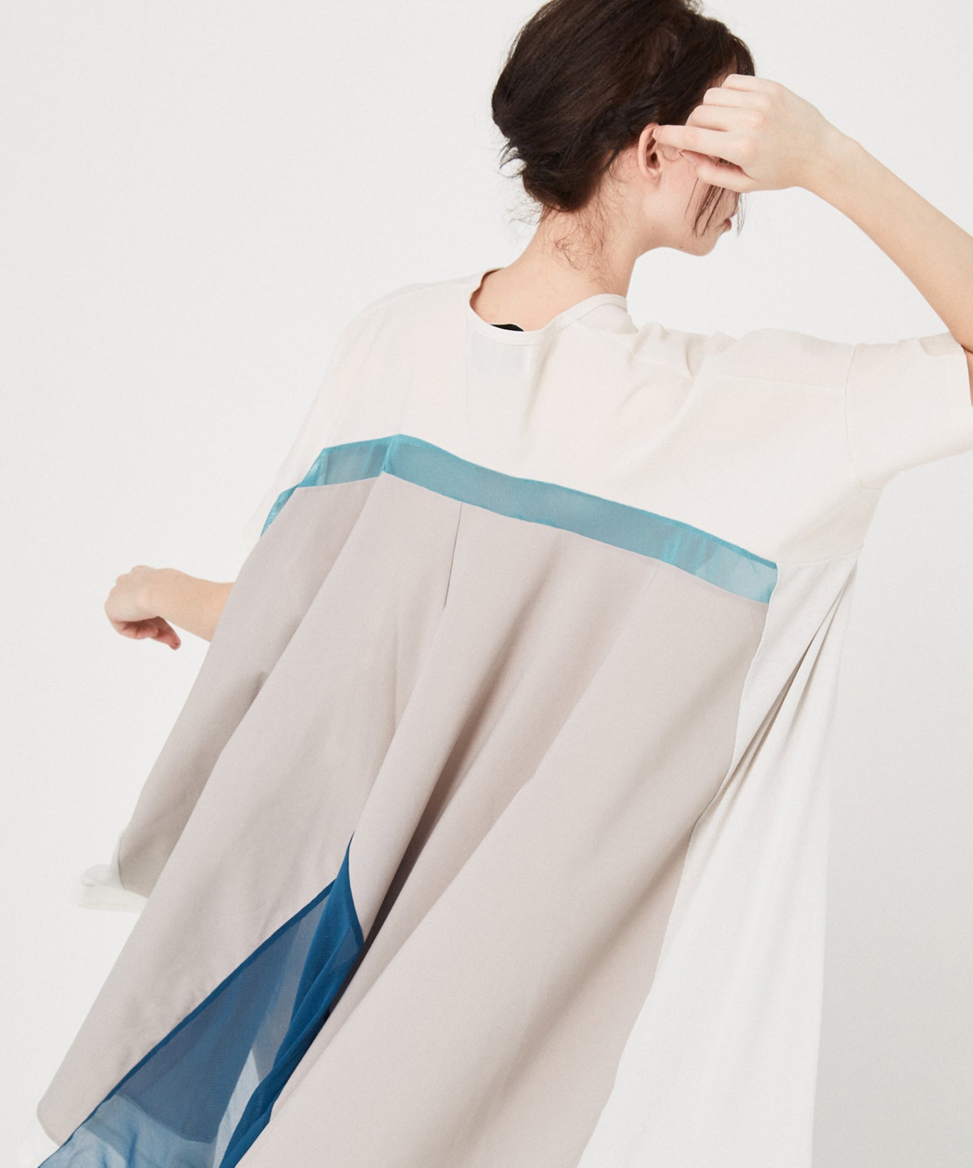 Draped Maxi Tee Dress