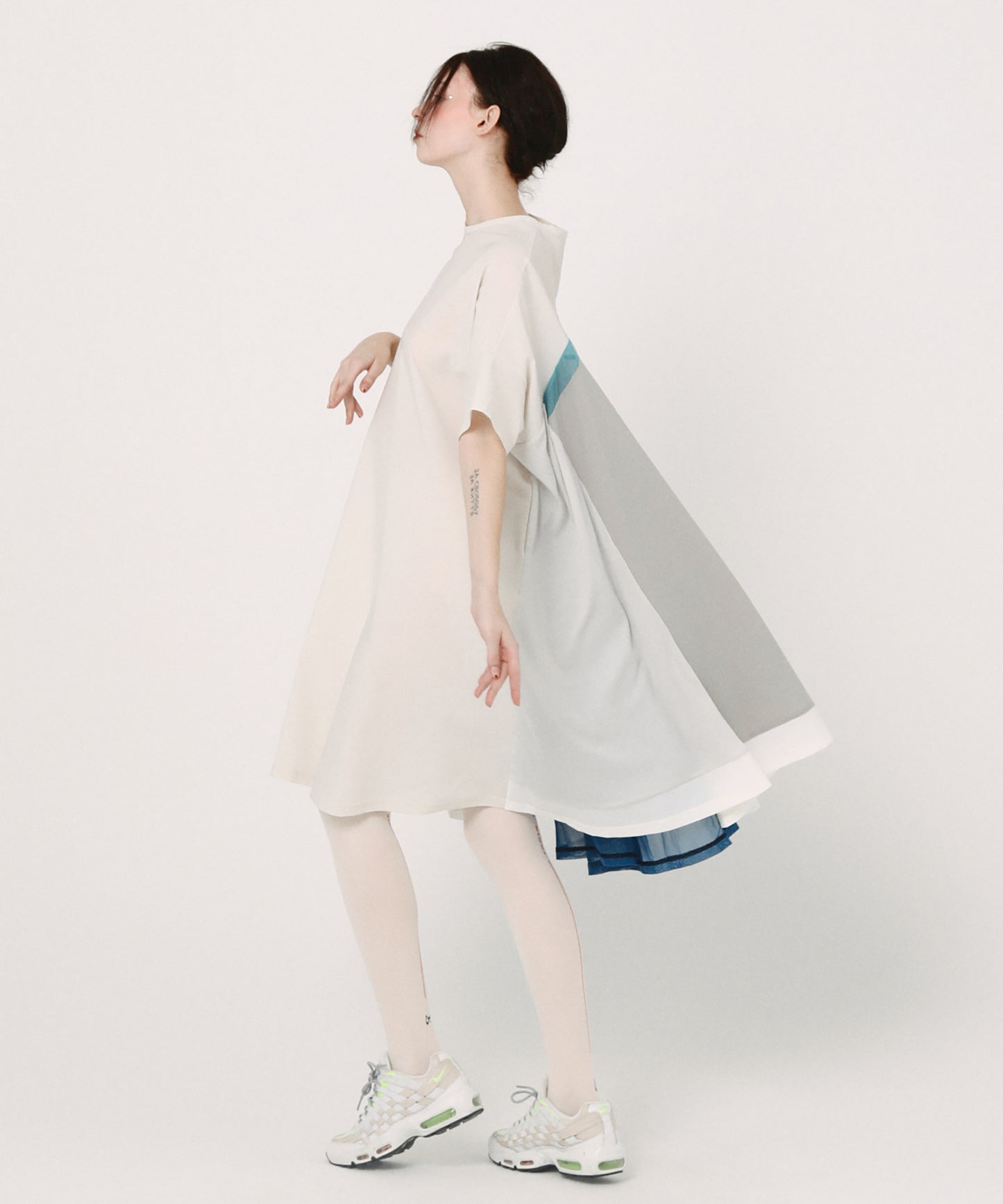 Draped Maxi Tee Dress
