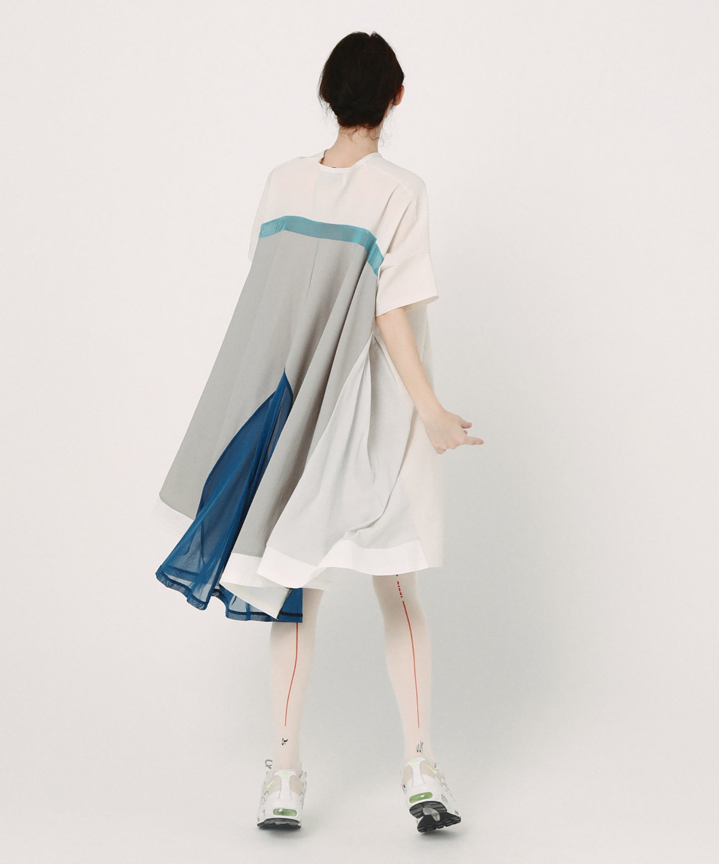 Draped Maxi Tee Dress