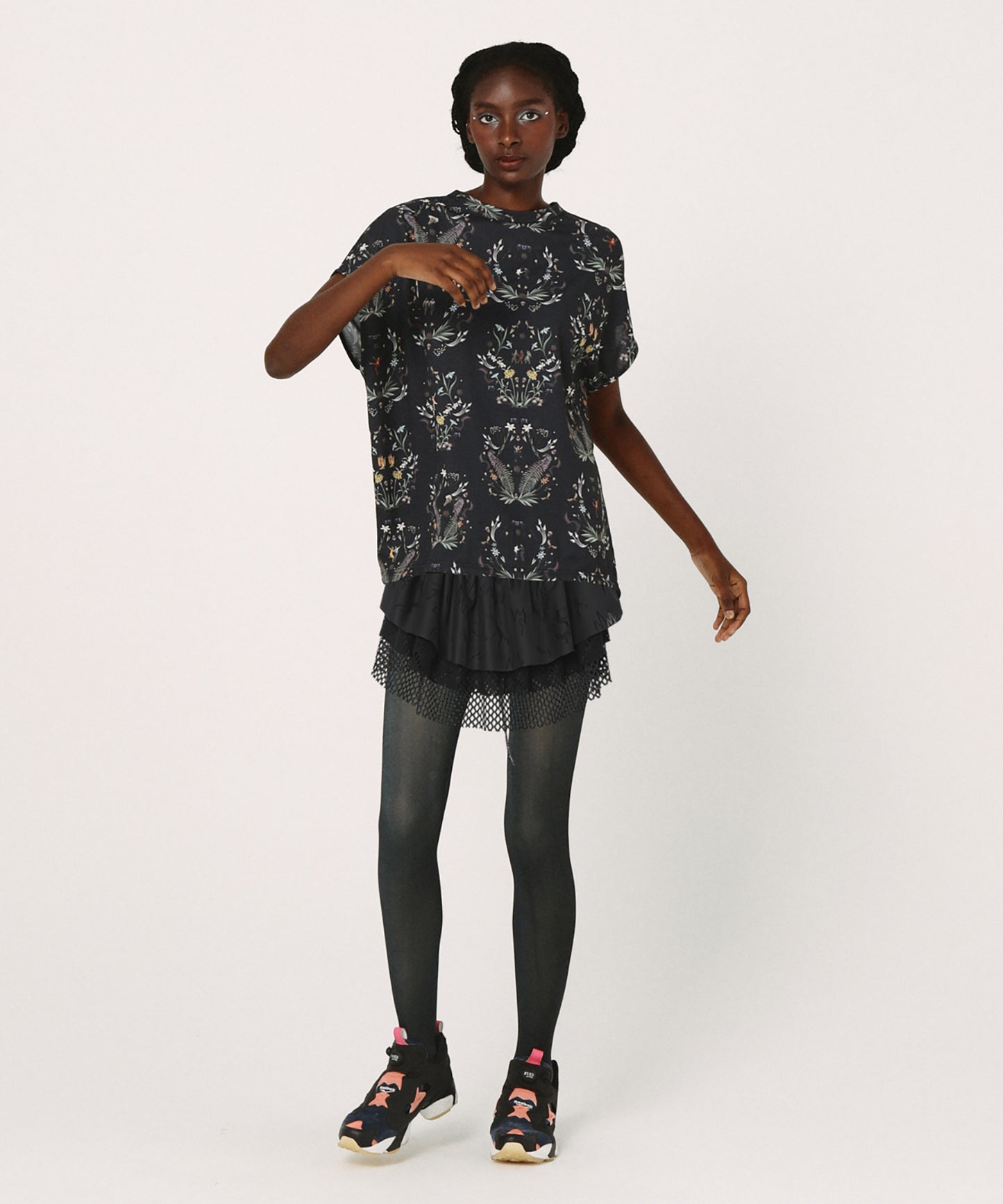 Frill Collar and Wrap Tutu Skirt