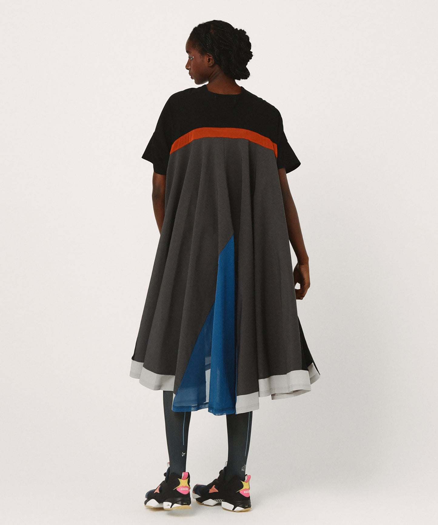 Draped Maxi Tee Dress