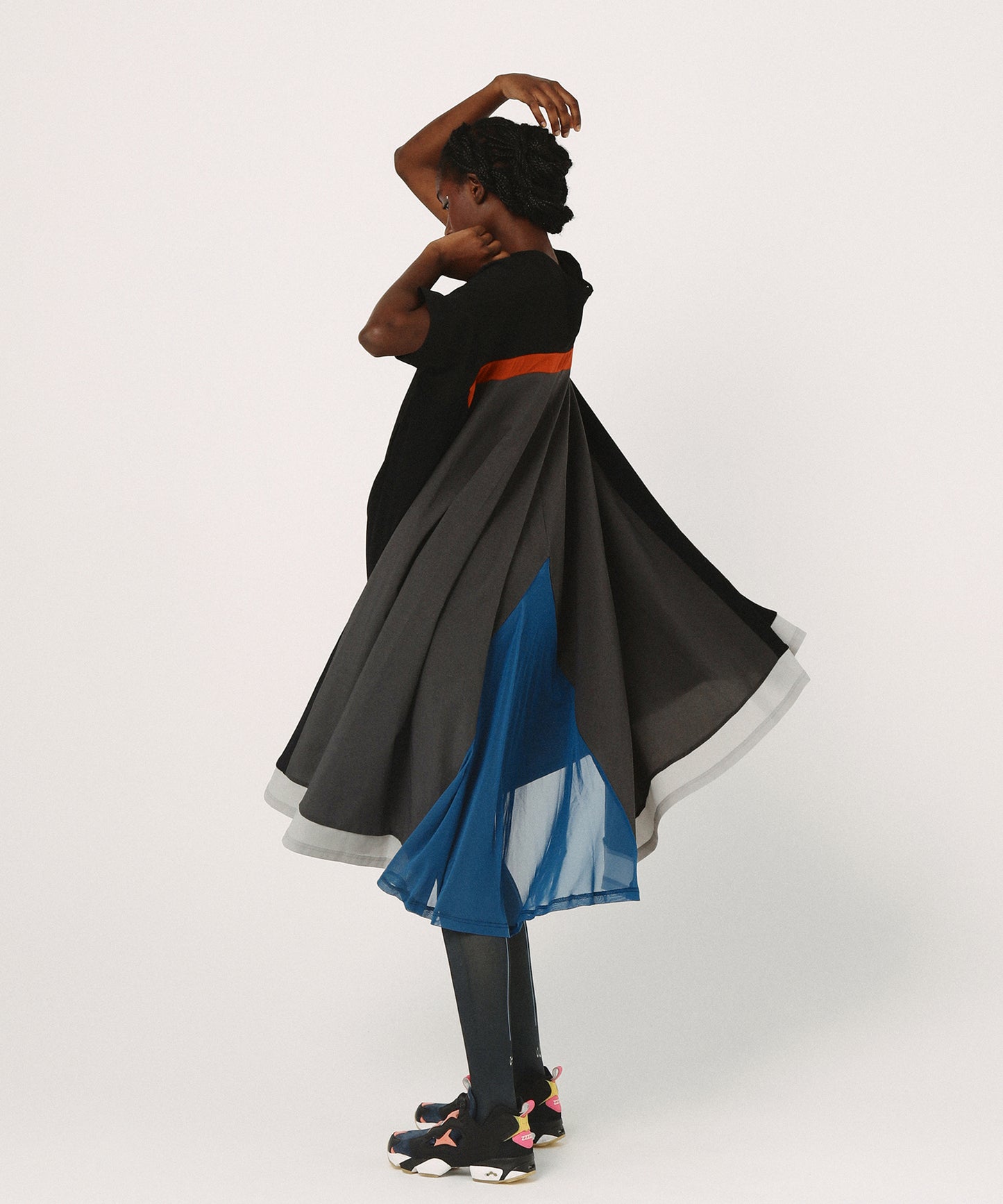 Draped Maxi Tee Dress