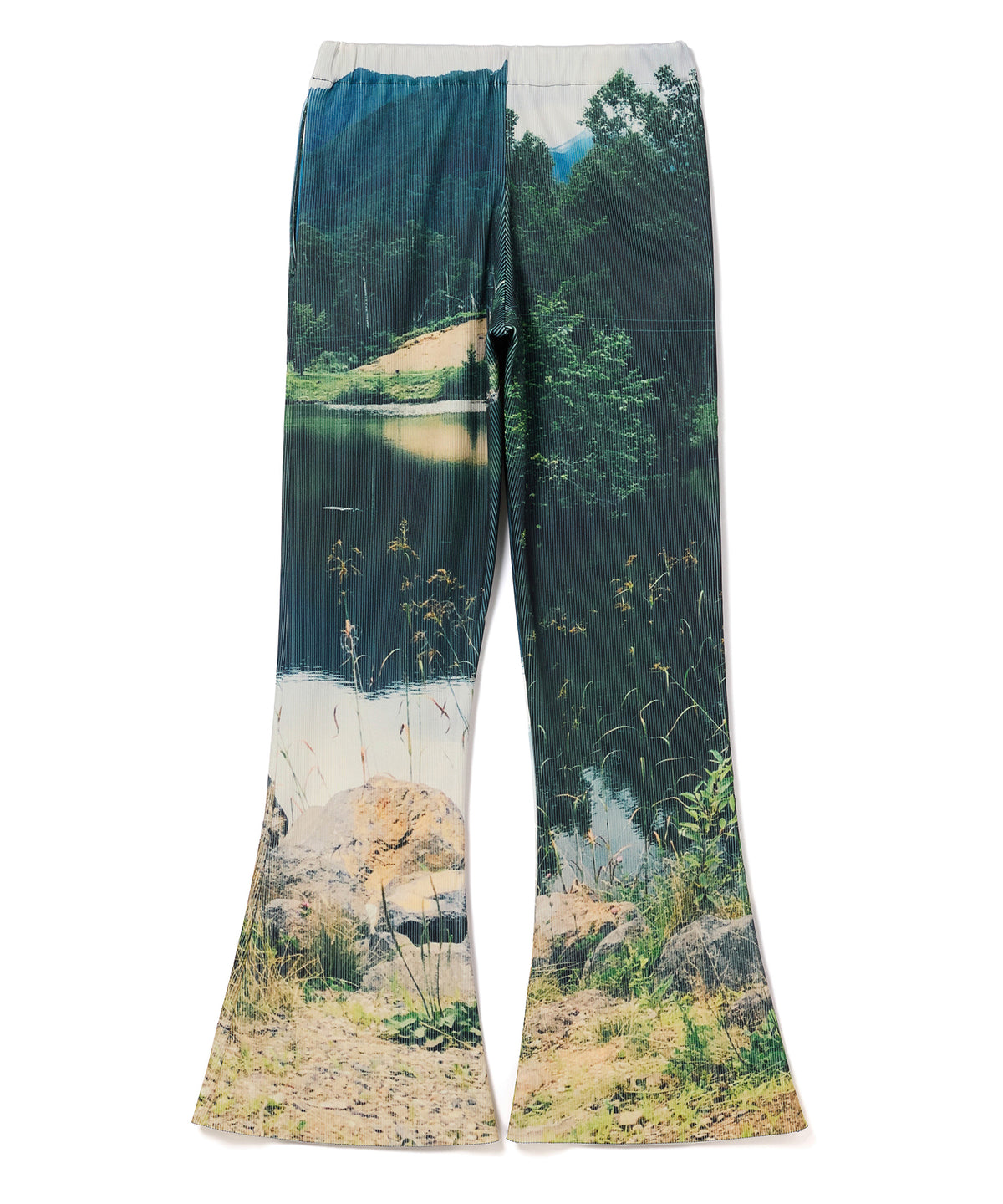 RIB FLARE PANTS