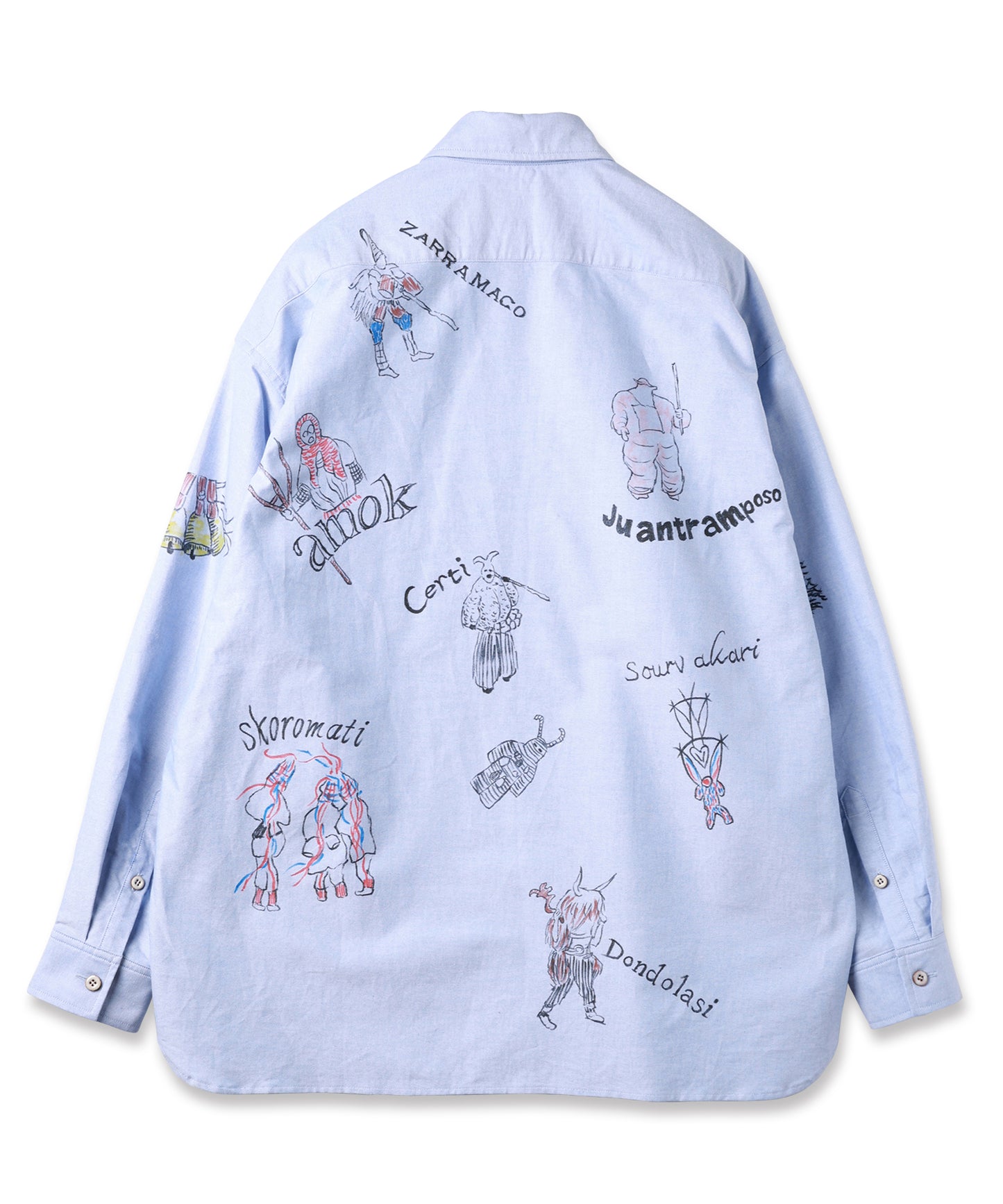 HAND PAINTING MONSTER SHIRT