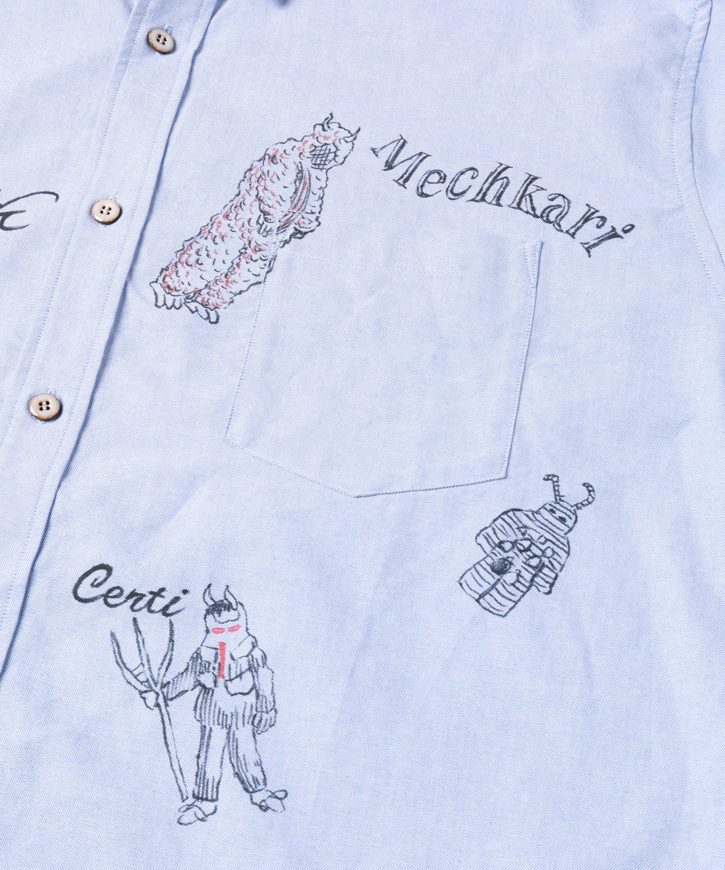 HAND PAINTING MONSTER SHIRT