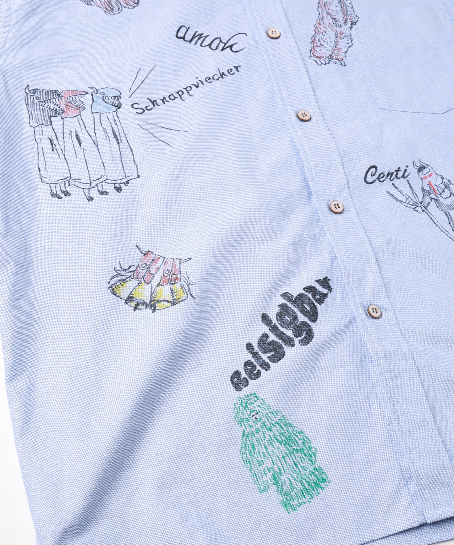 HAND PAINTING MONSTER SHIRT