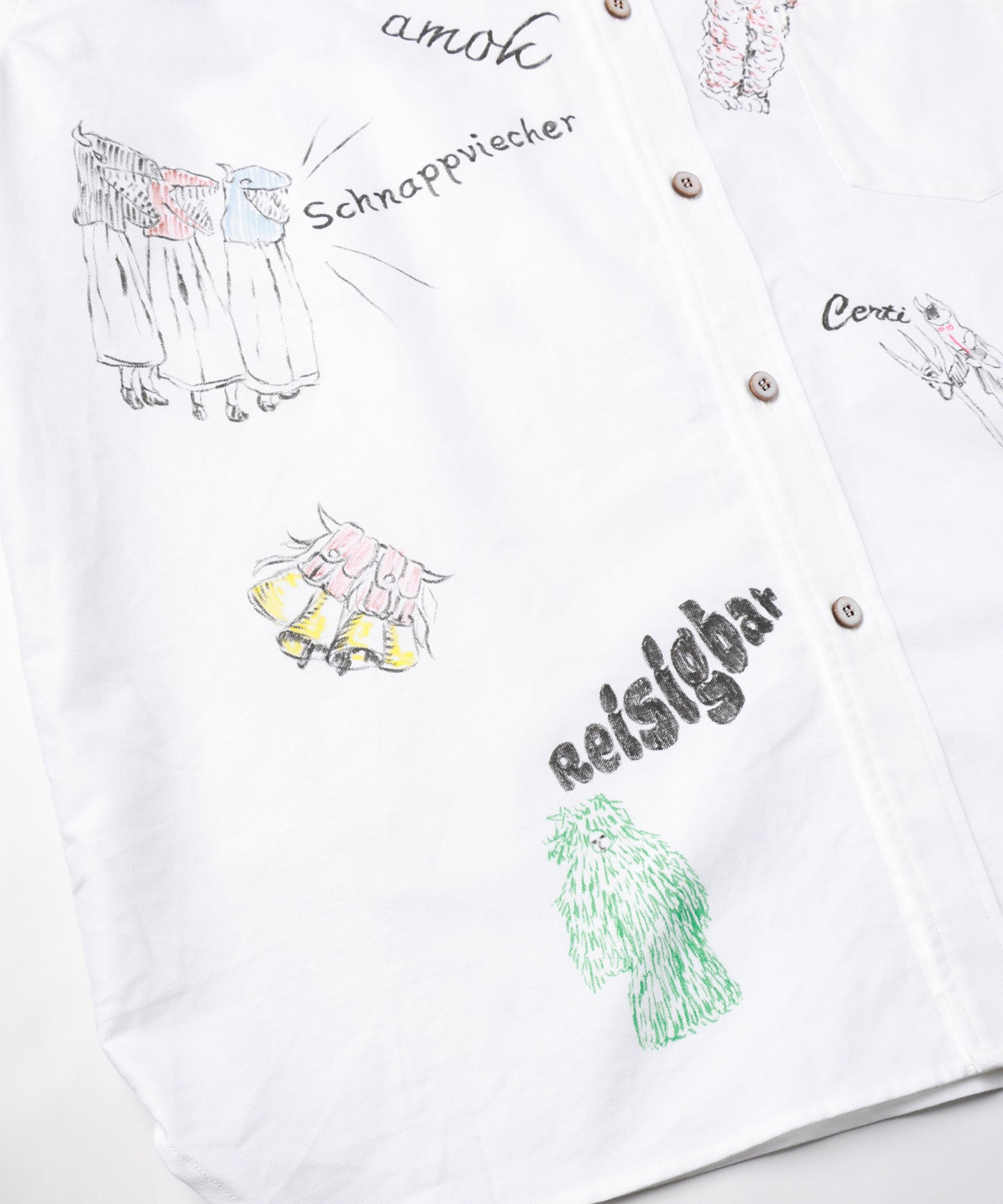 HAND PAINTING MONSTER SHIRT