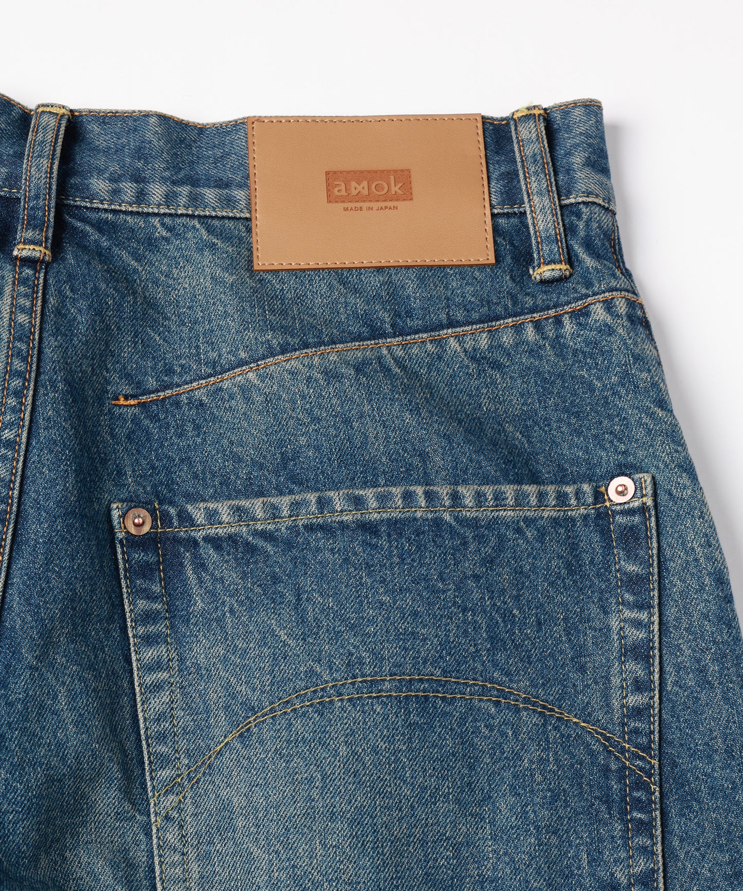 CHAIN DAMEGE DENIM PANTS