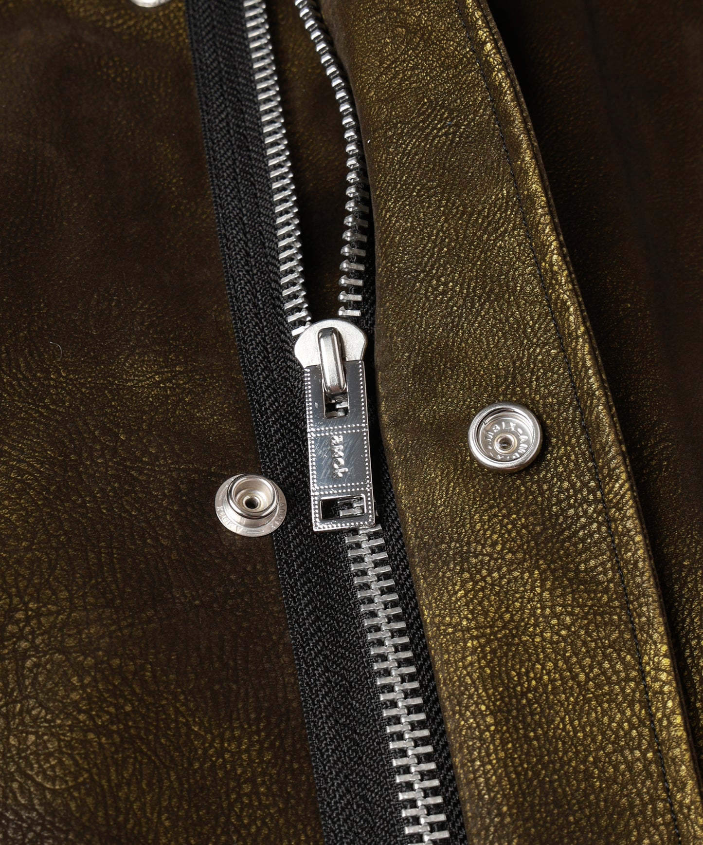 FLOCKING ECO LEATHER COAT