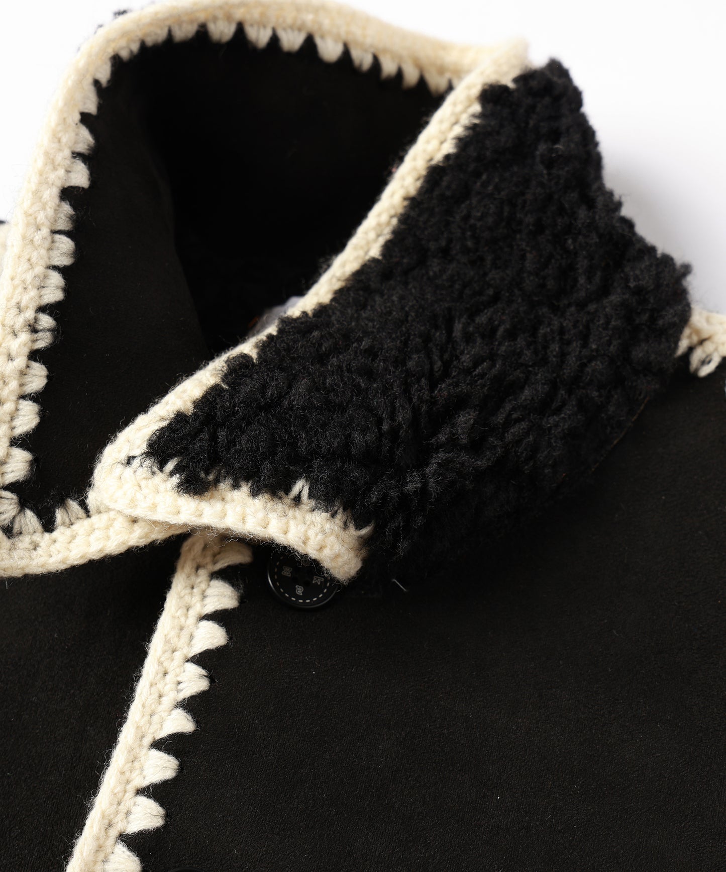 HAND KNITTING BOA BLOUSON