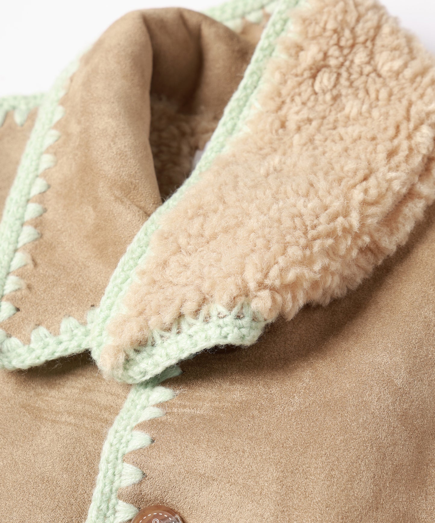HAND KNITTING BOA BLOUSON