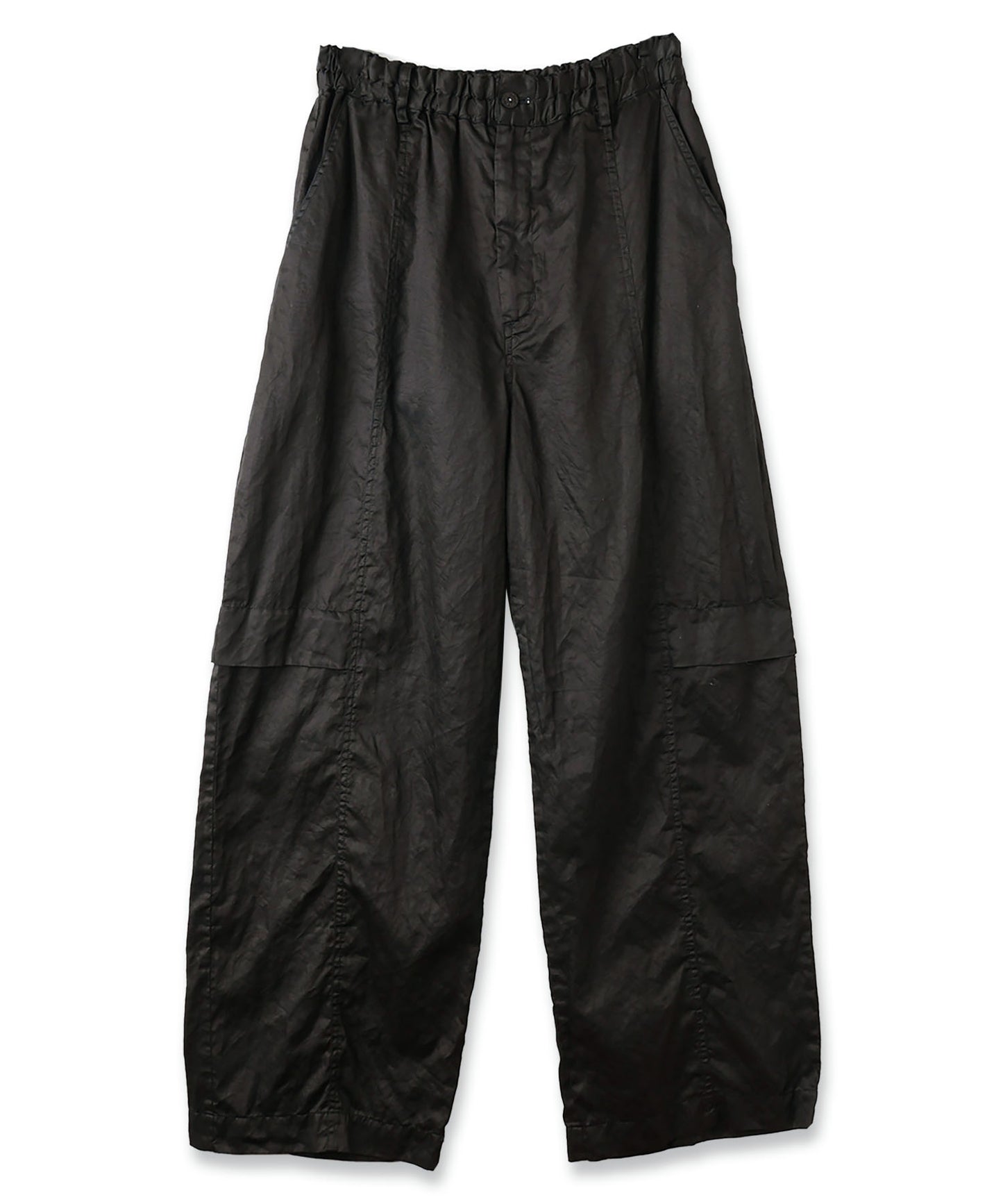 CRASH SATIN LOOSE WIDE PANTS