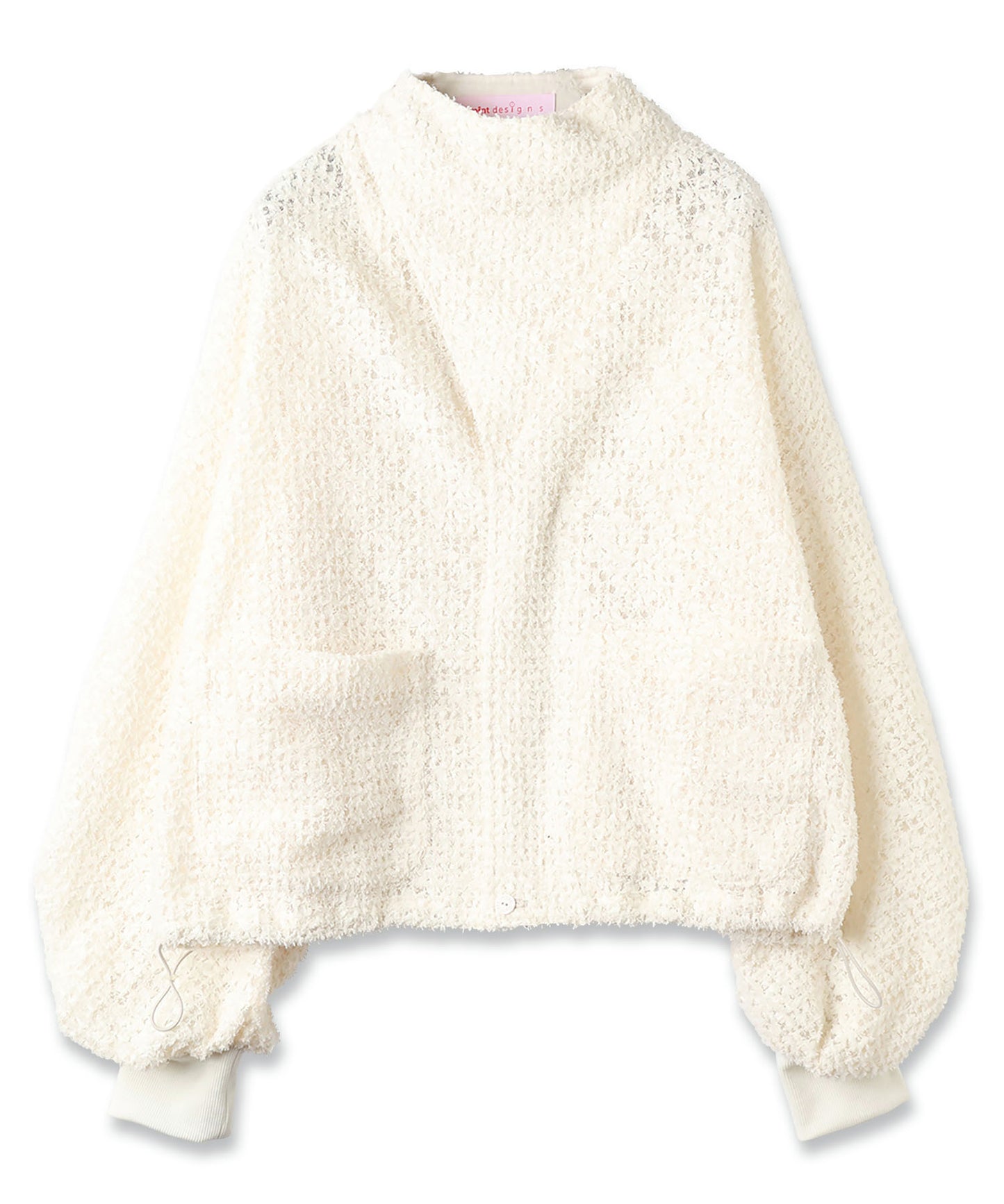 FEATHER LACE BLOUSON