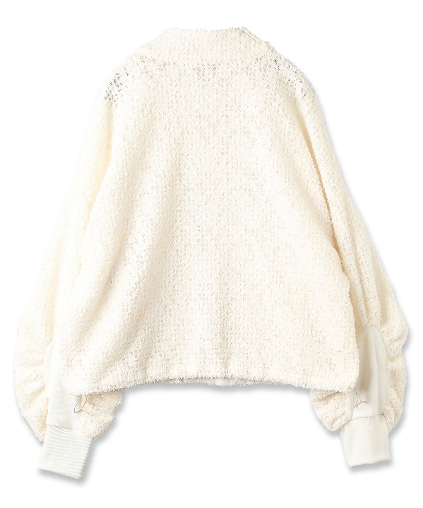 FEATHER LACE BLOUSON