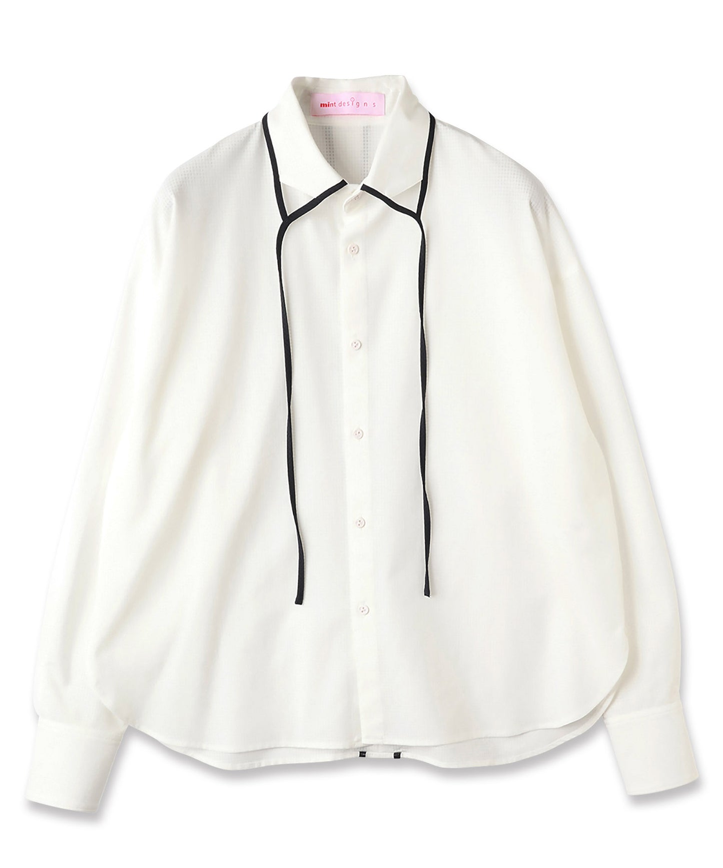 NEGATIVE SPACE COLLAR SHIRT 【納期5月下旬】