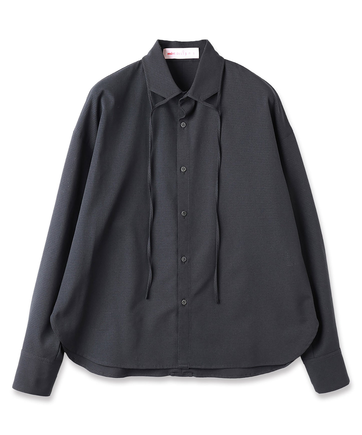 NEGATIVE SPACE COLLAR SHIRT 【納期5月下旬】