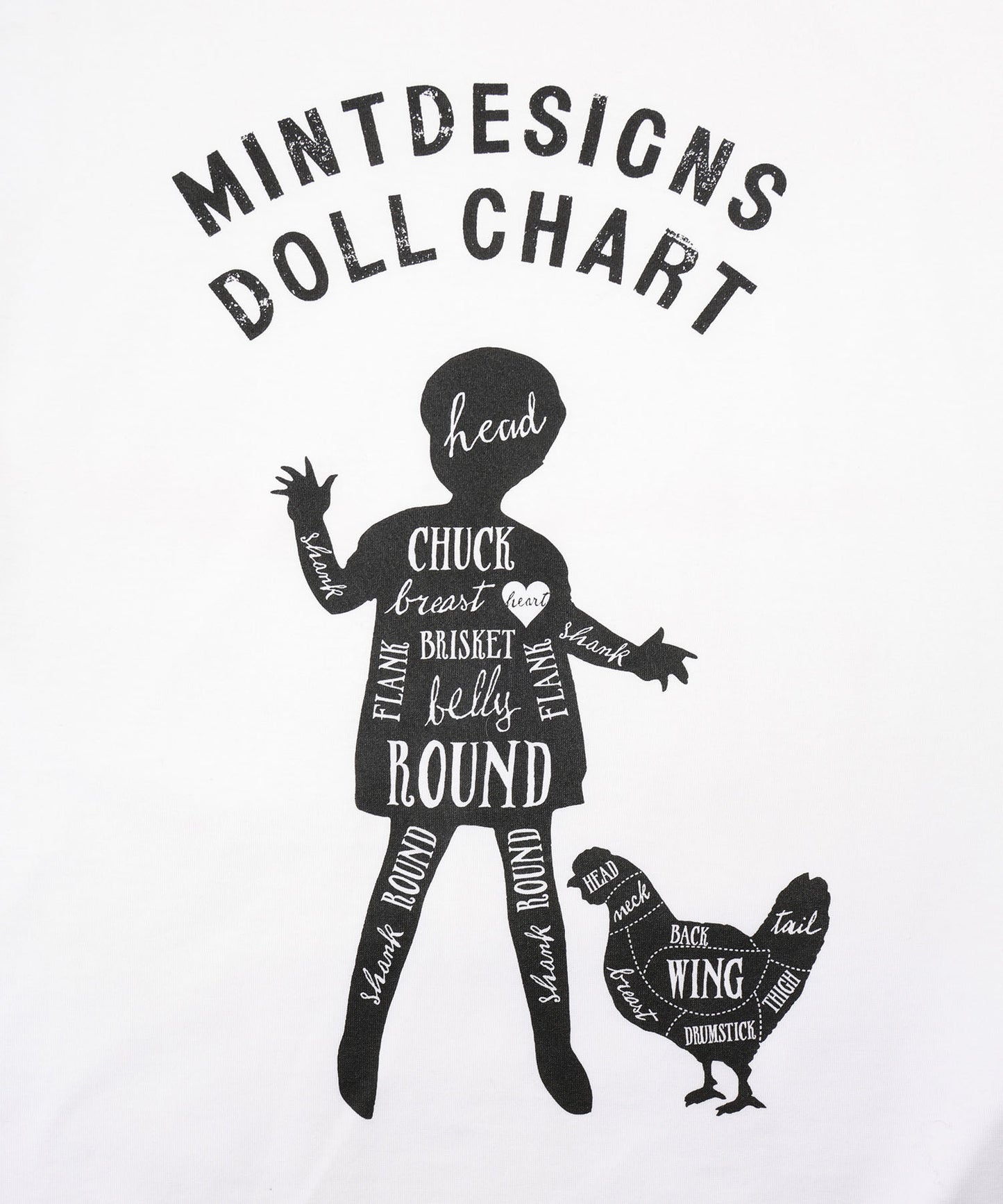 DOLL CHART T-SHIRT 【納期5月下旬】