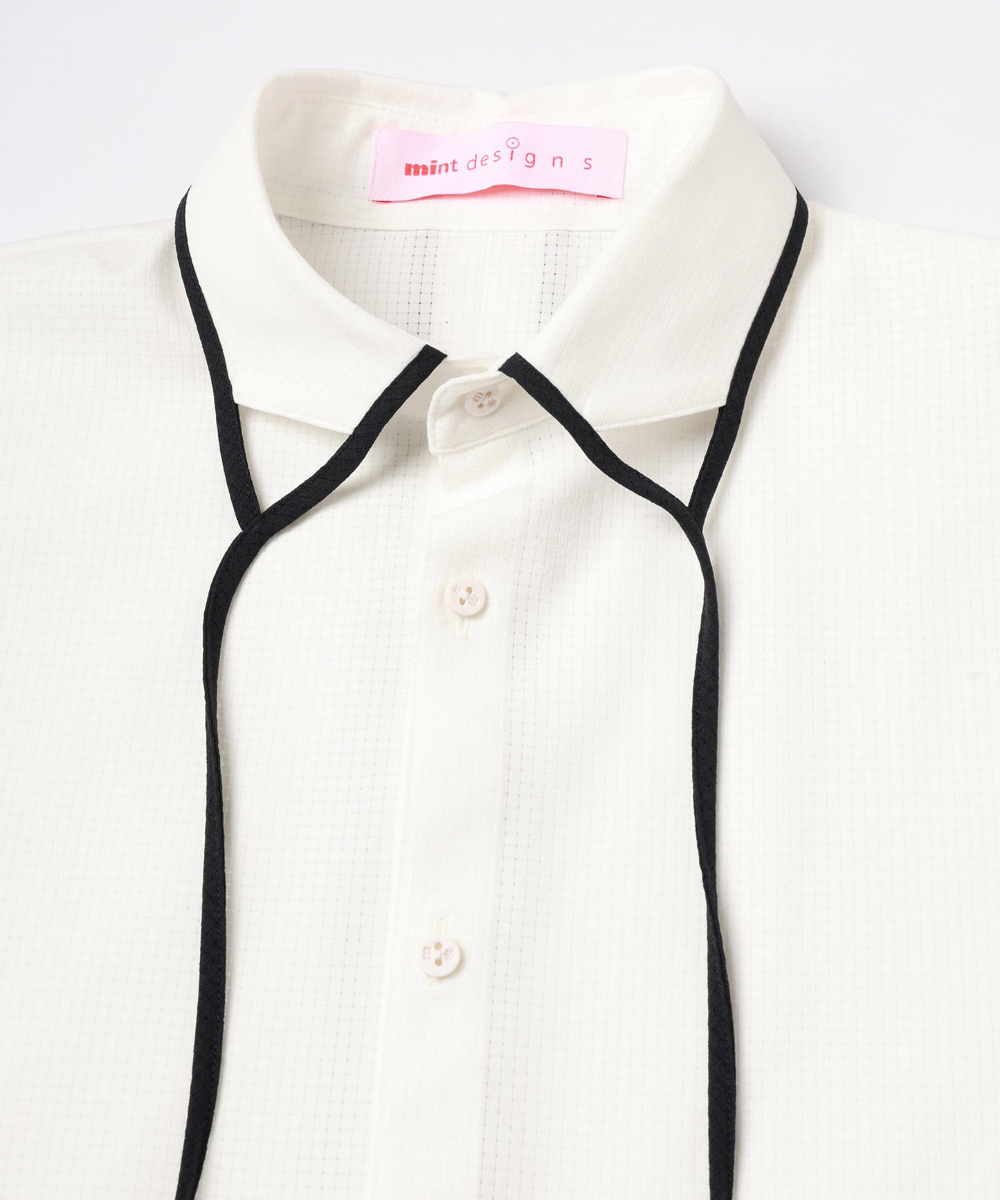 NEGATIVE SPACE COLLAR SHIRT 【納期5月下旬】