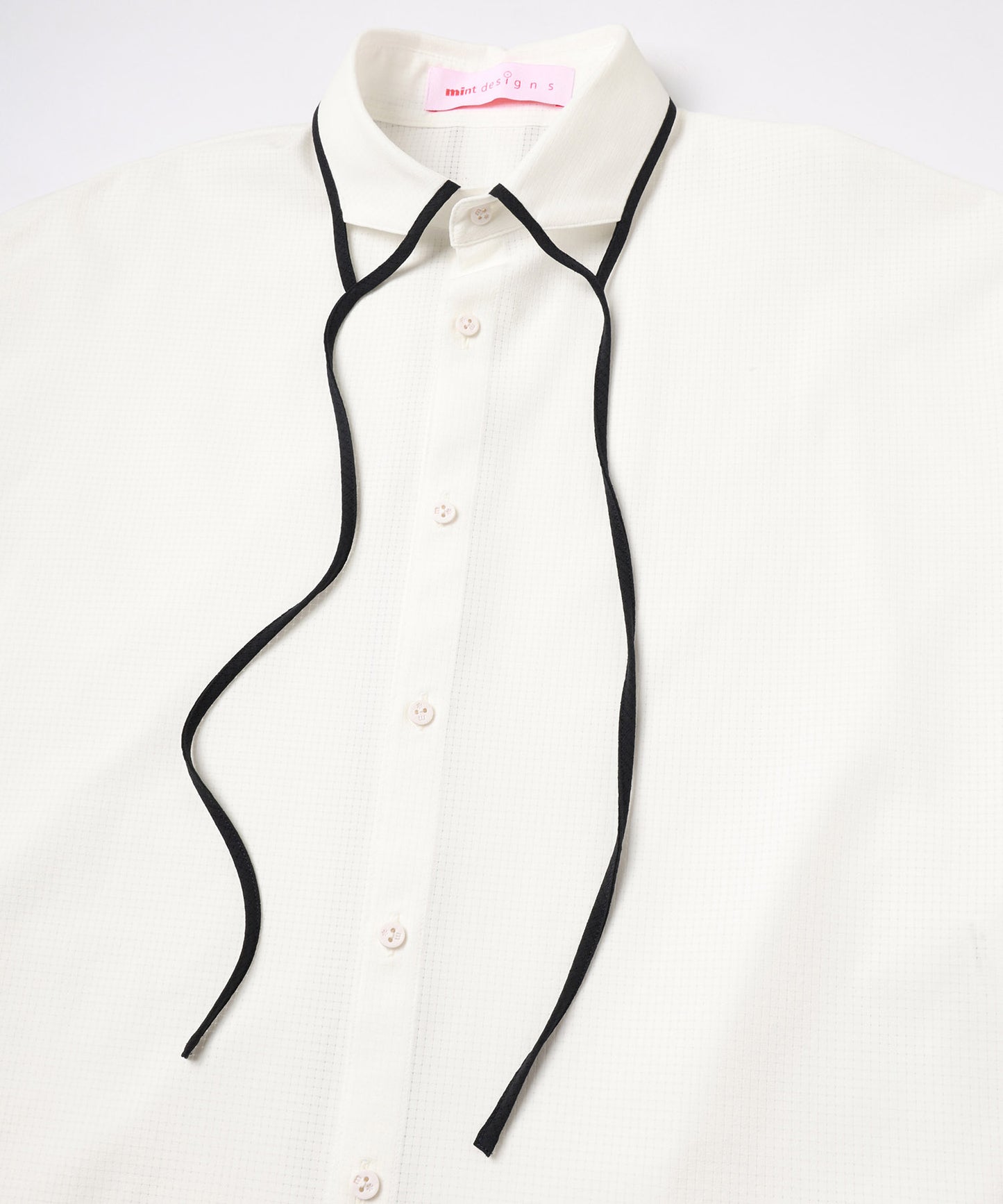 NEGATIVE SPACE COLLAR SHIRT 【納期5月下旬】