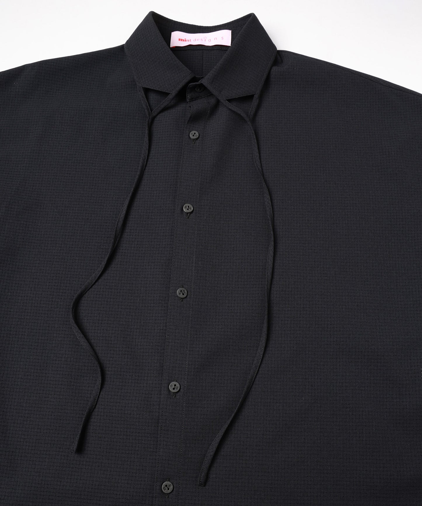NEGATIVE SPACE COLLAR SHIRT 【納期5月下旬】