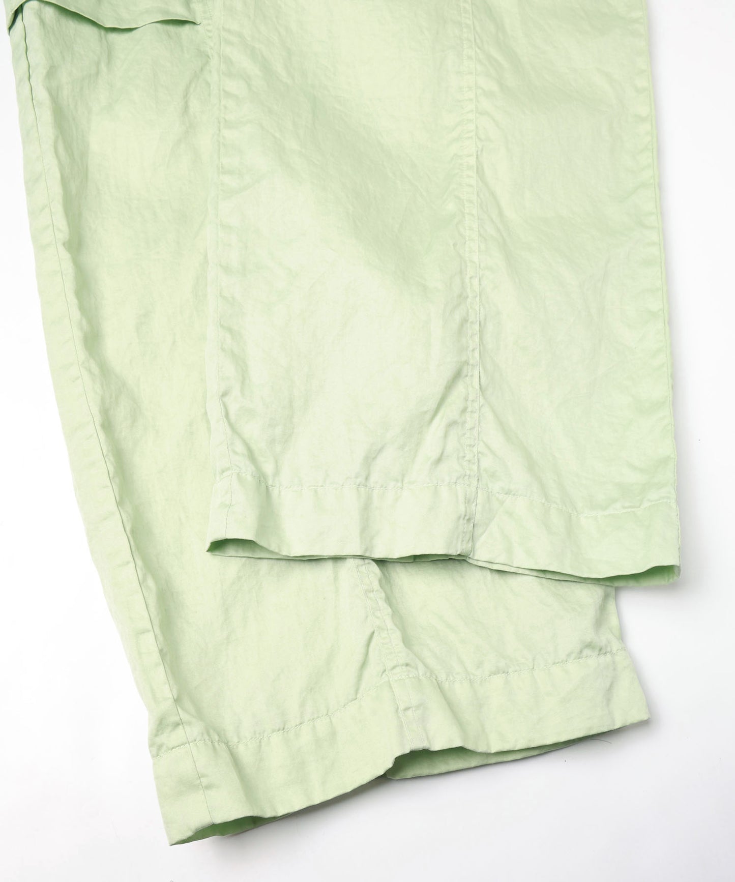 CRASH SATIN LOOSE WIDE PANTS
