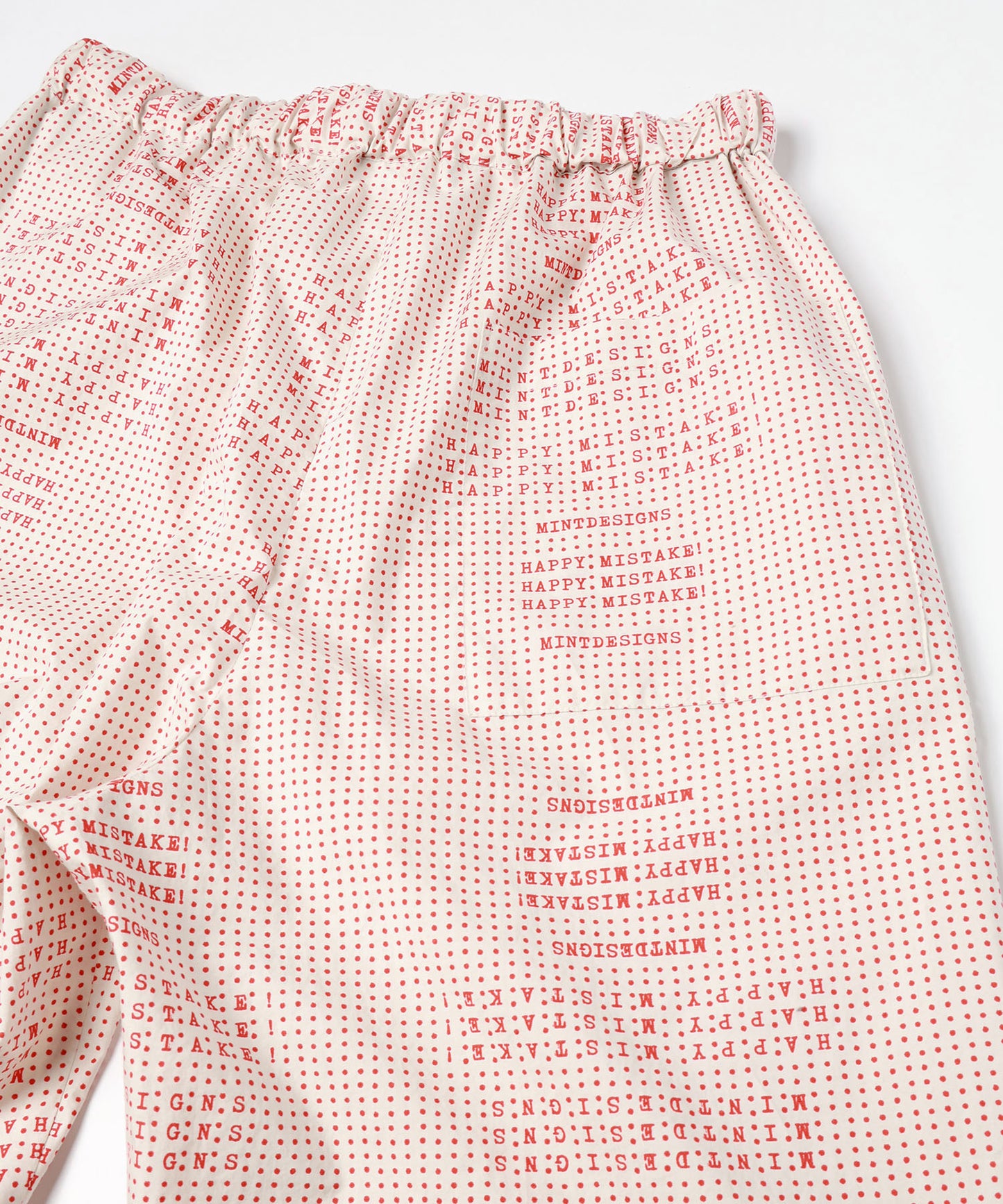DOT TYPE GATHER PANTS