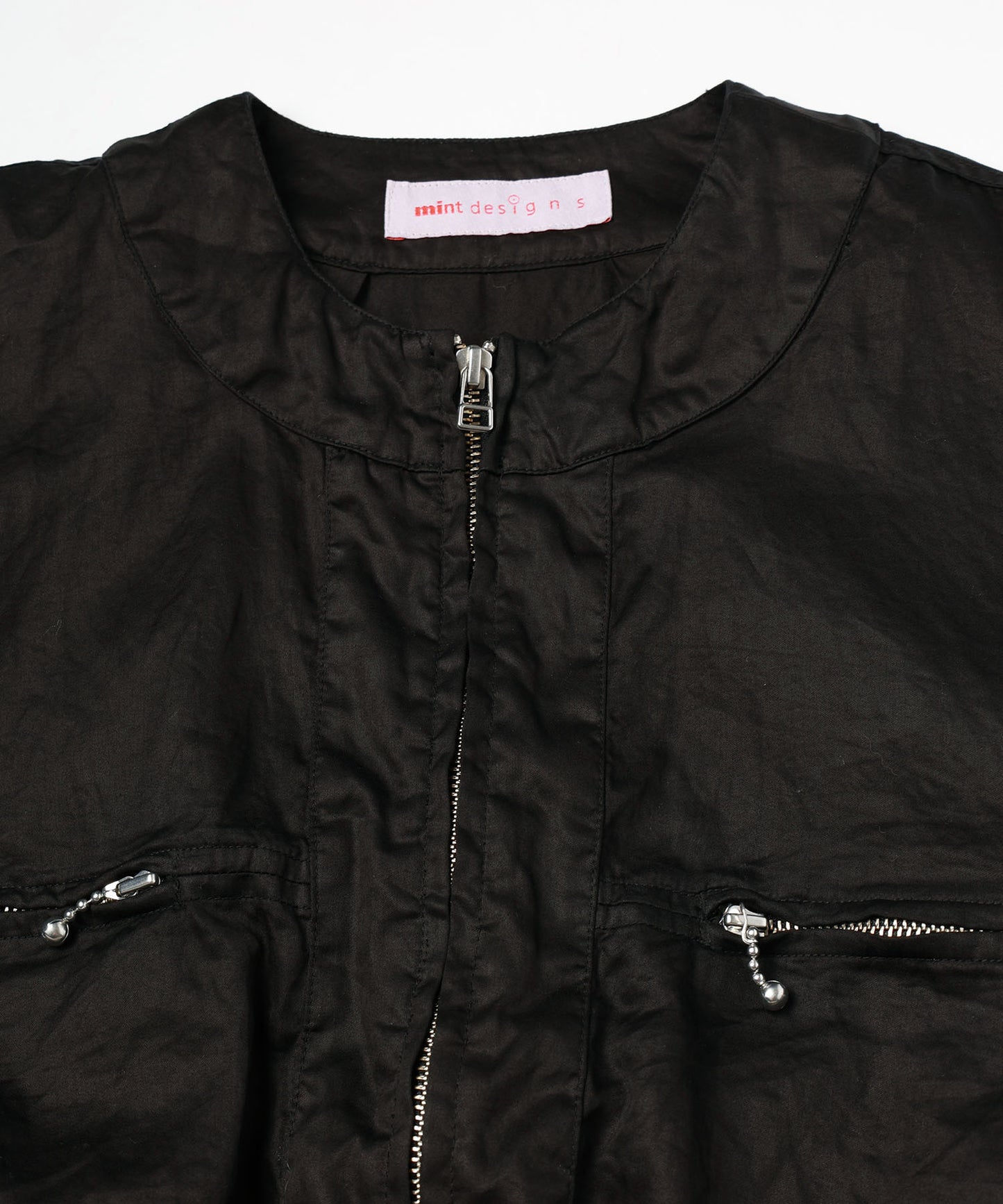 CRASH SATIN SHORT BLOUSON