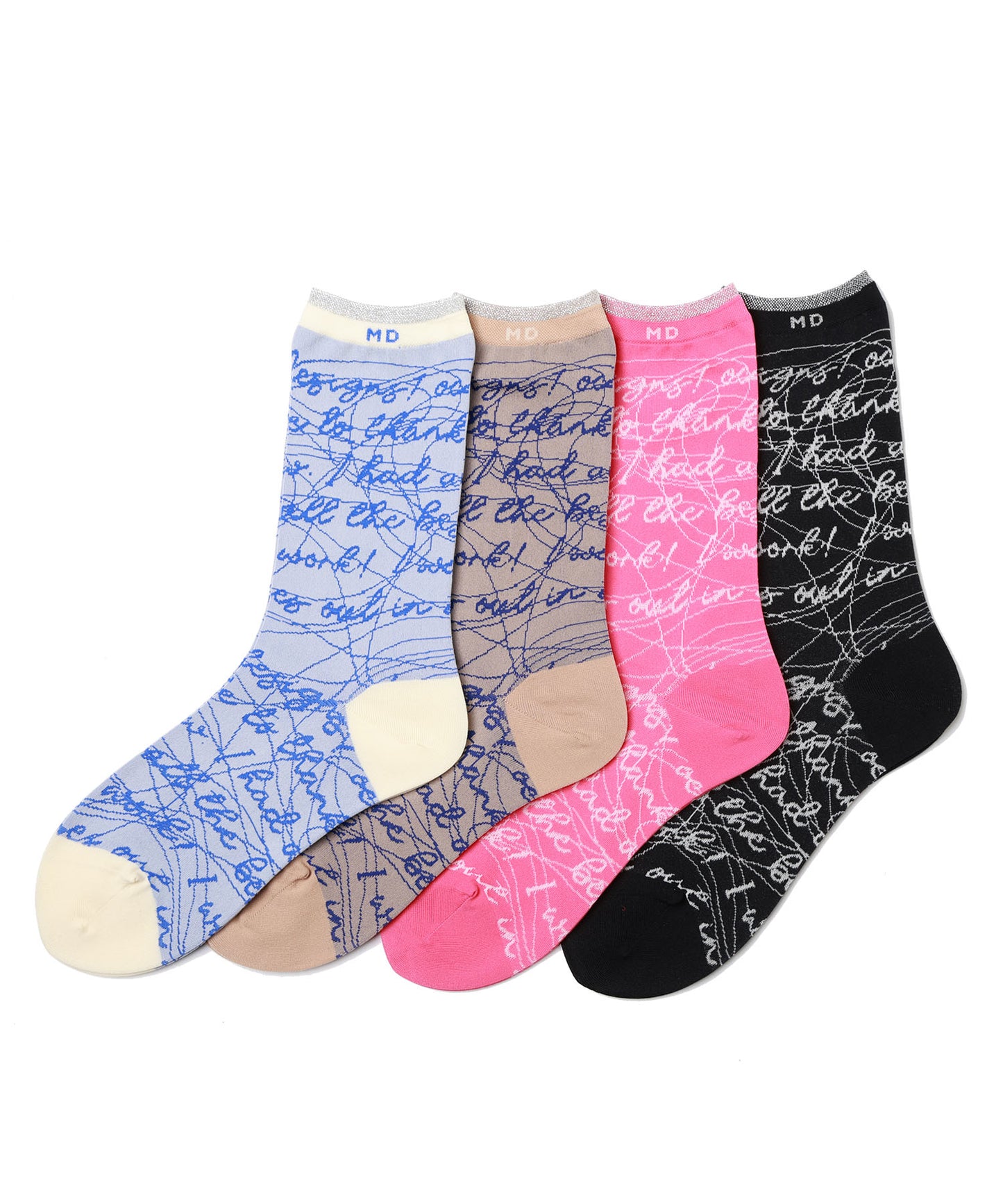 INK LETTER SOCKS