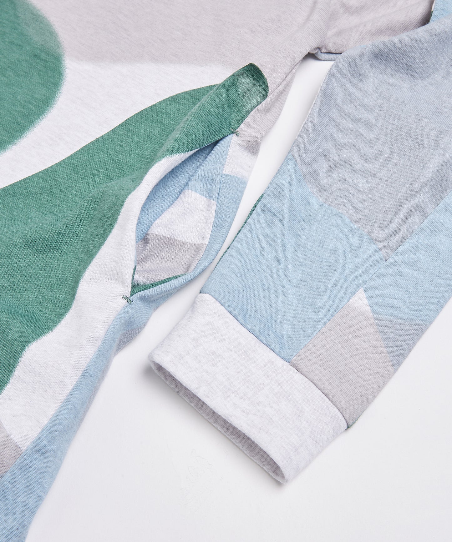 リキッドバブルヨークスリーブロンT