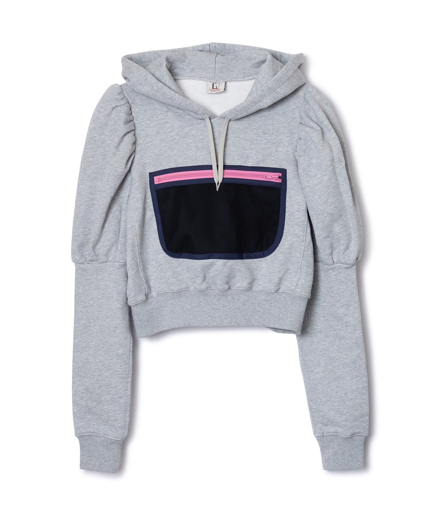 MESH POCKET PUFF SLEEVE PARKER
