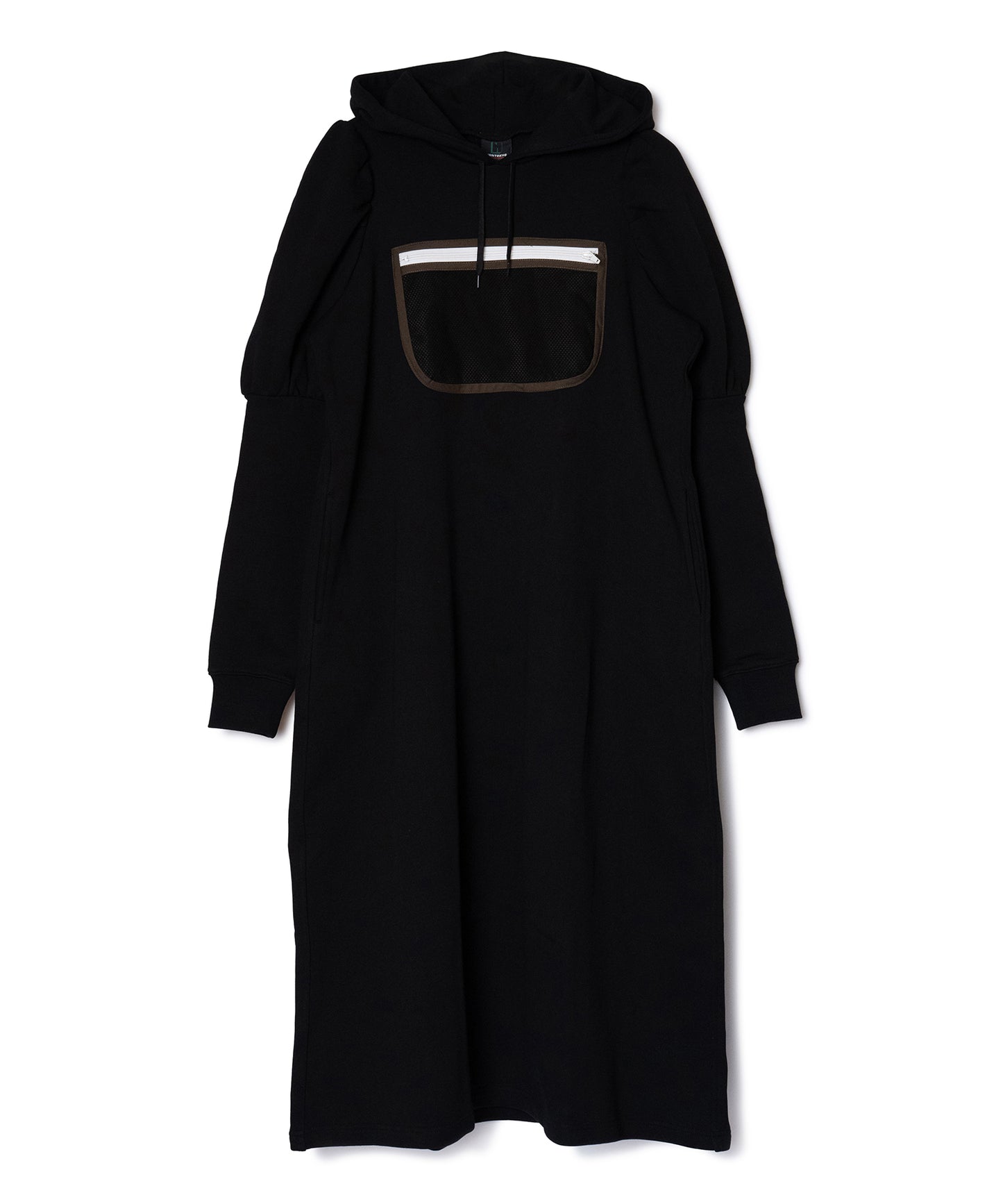 MESH POCKET PUFFSLEEVE ONE-PIECE