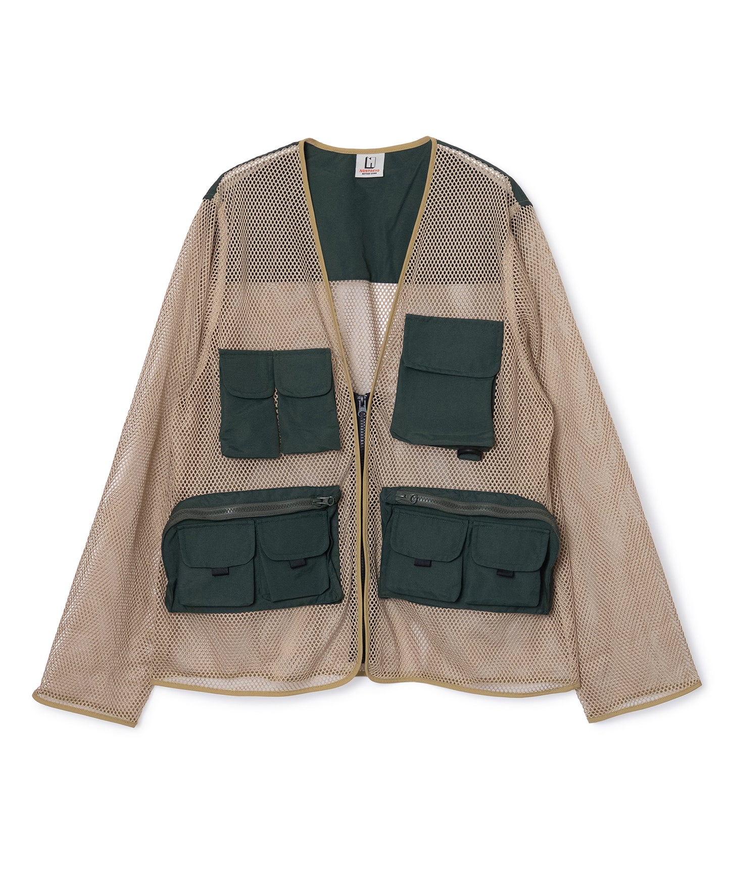 MULTI POCKET MESH JACKET