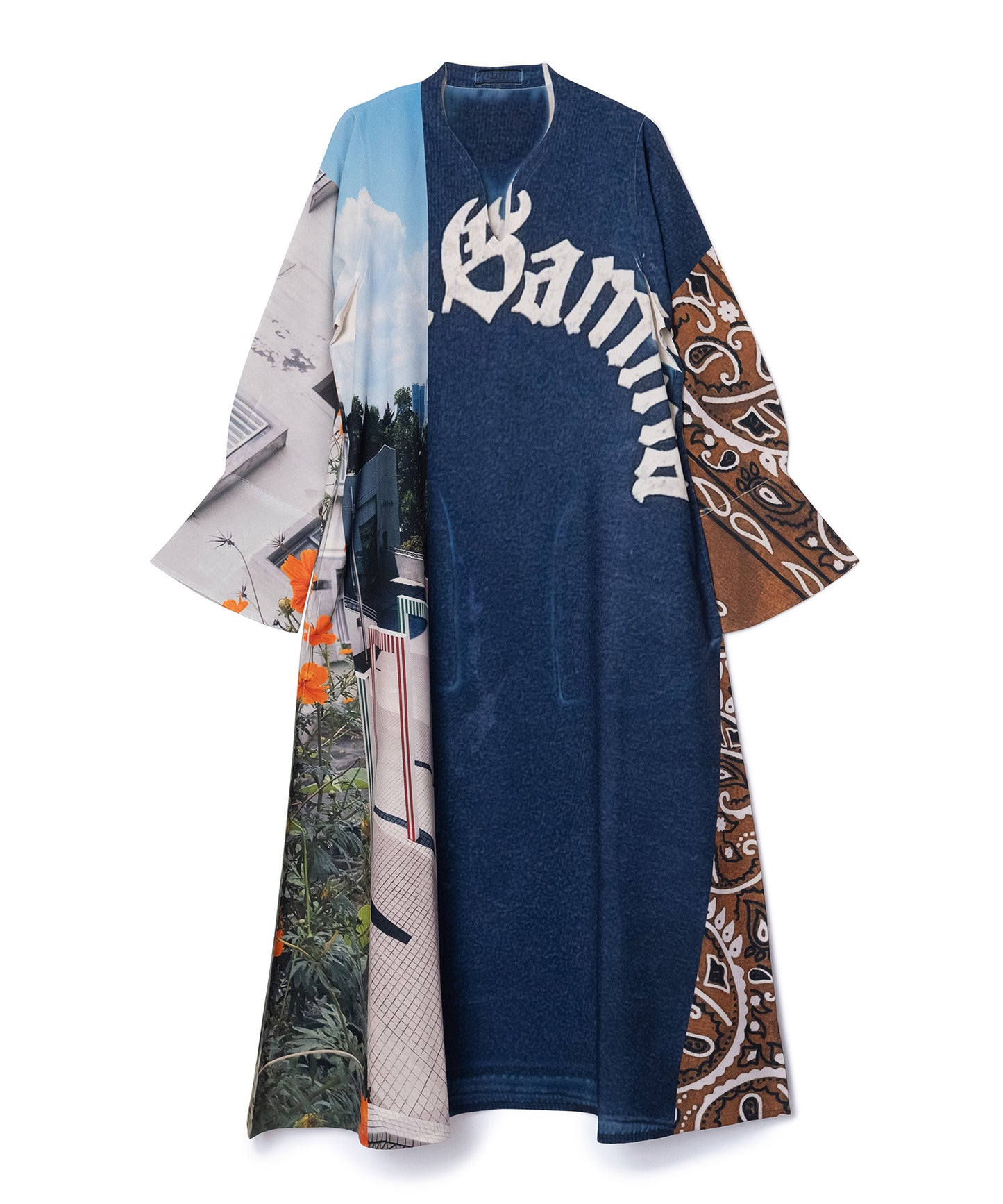 DIRECT PRINT PULLOVER ONE-PIECE