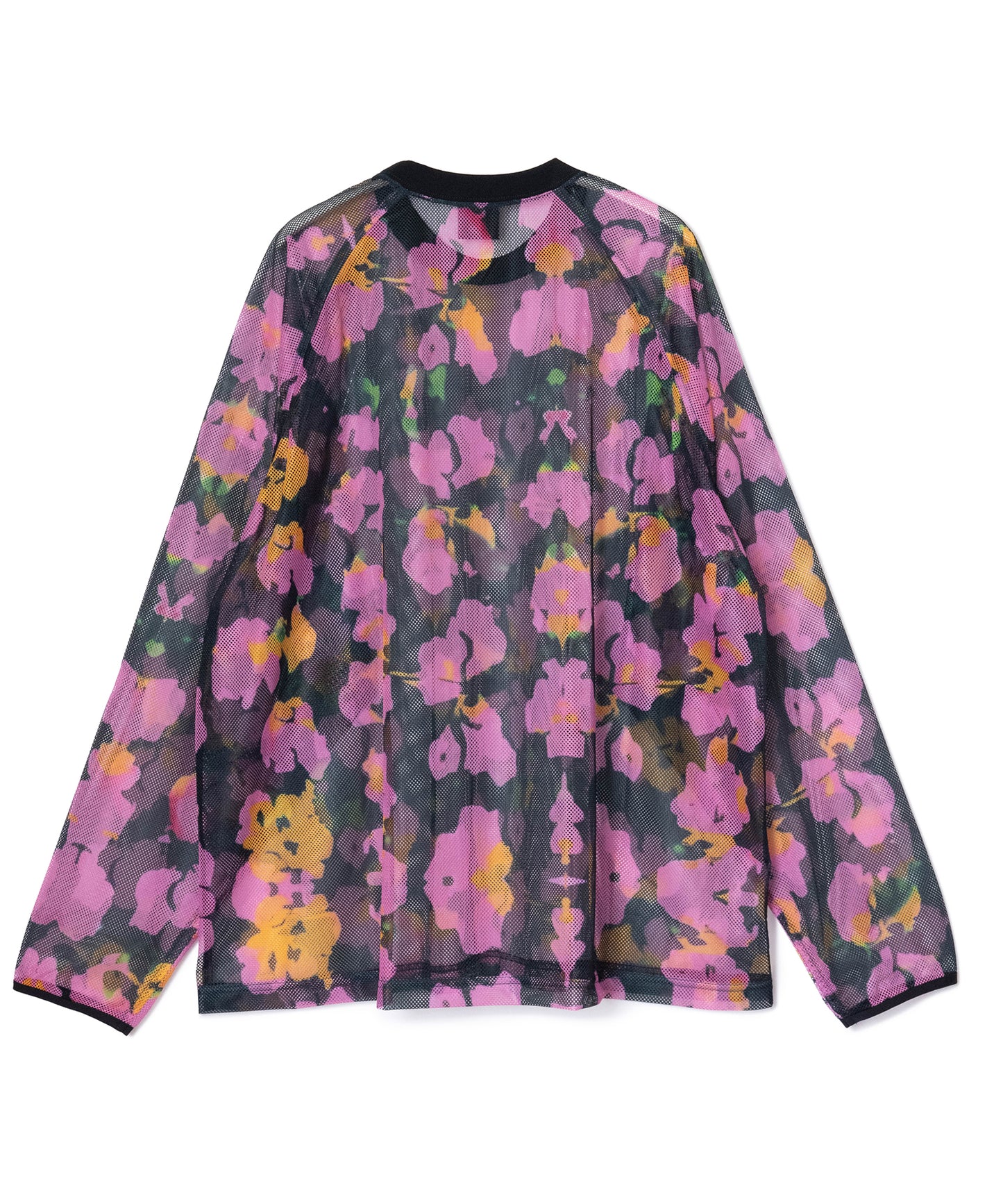 PRINT MESH PULLOVER & SCARF