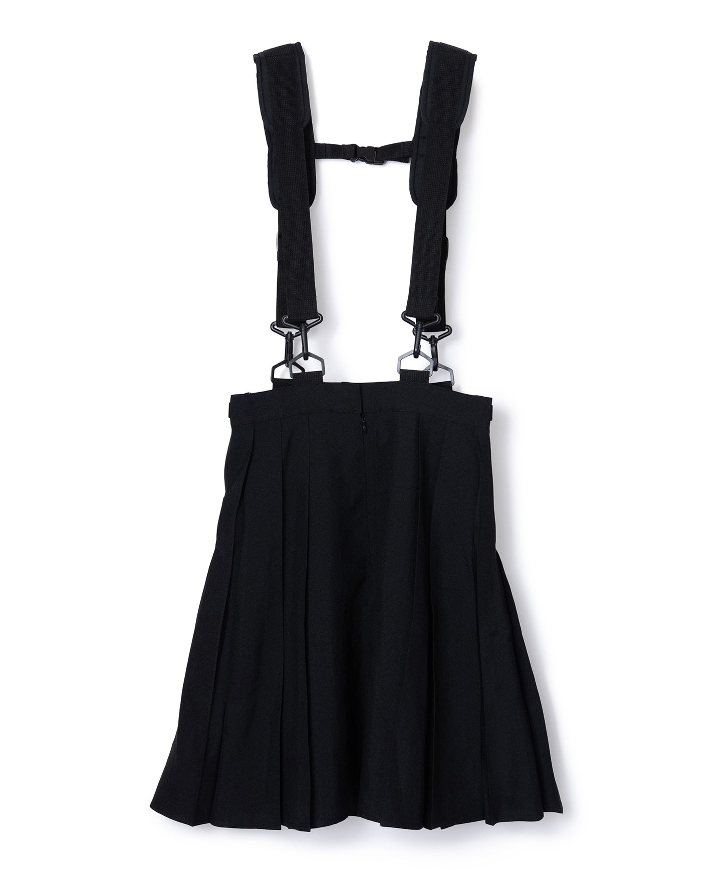 2WAY SHOULDER GIMMICK PLEATS SKIRT