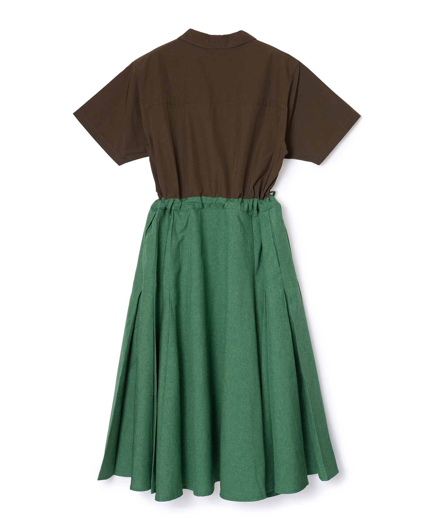 OPENCOLLAR SHIRT ONE-PIECE