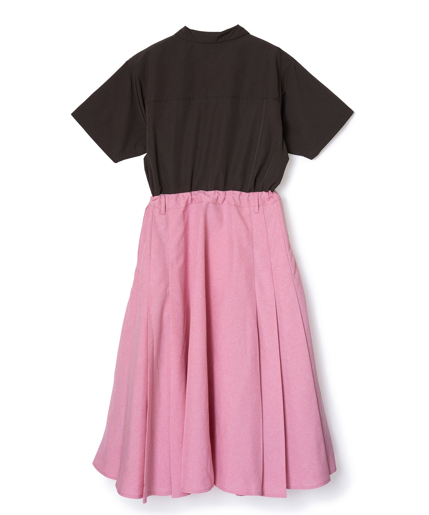 OPENCOLLAR SHIRT ONE-PIECE
