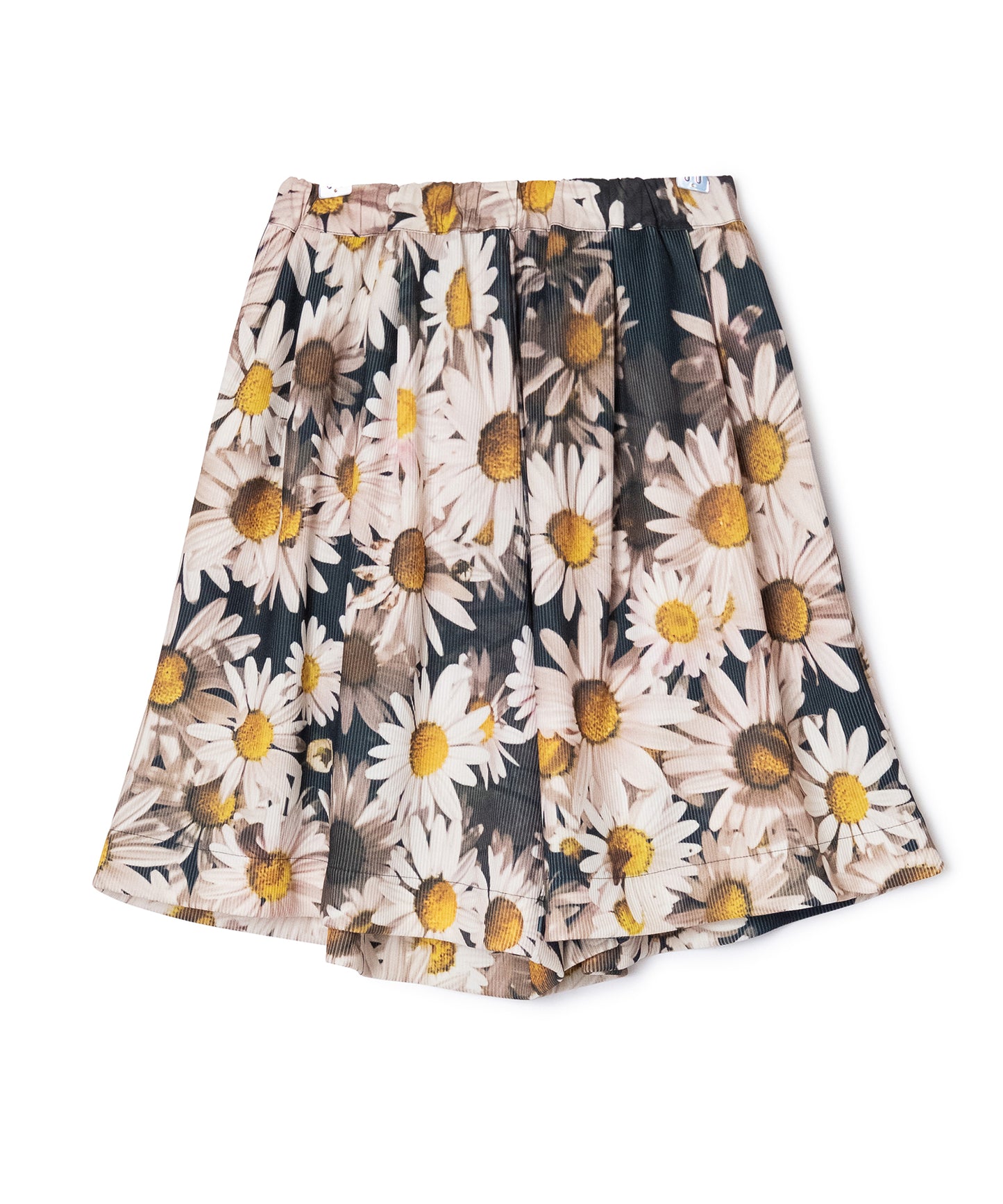 PRINT RIB WIDE SHORTS