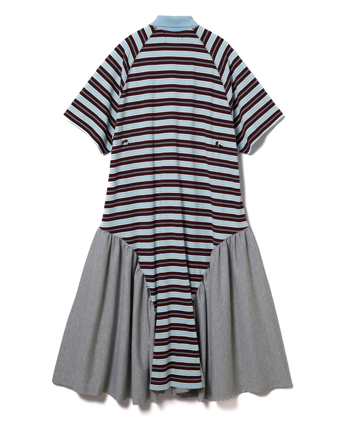BORDER POLO ONE-PIECE