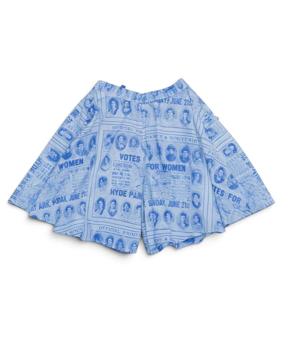 PRINT RIBBON SHORTS