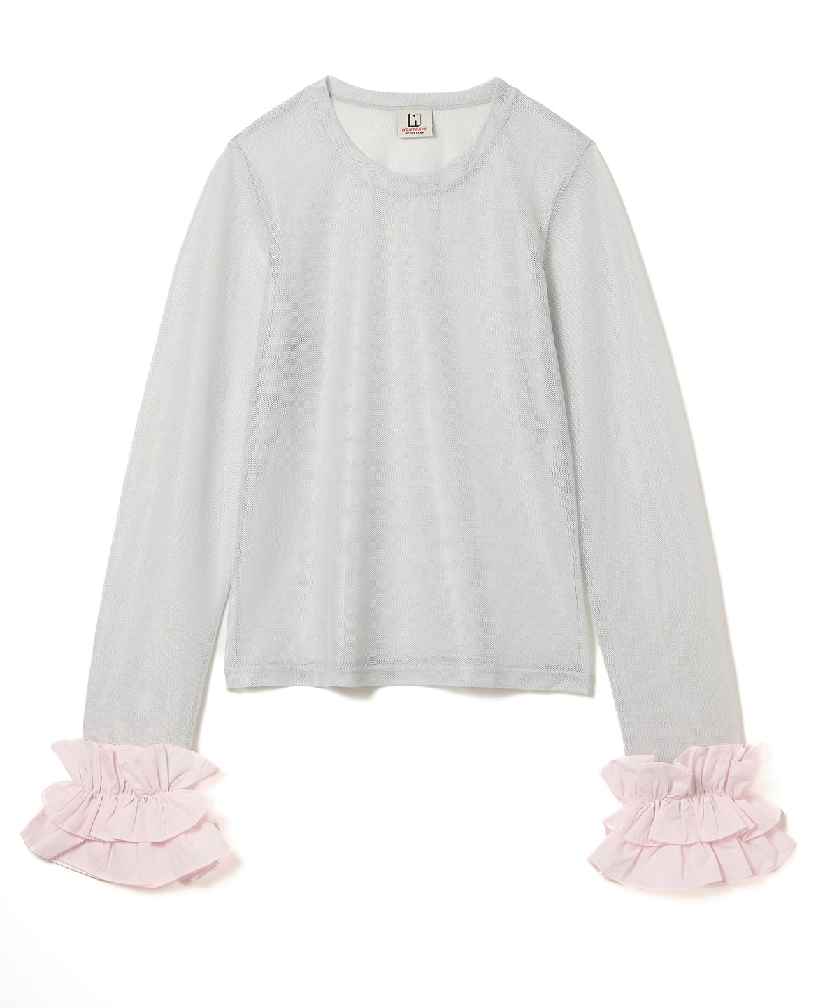 FRILL MESH L/S C/S