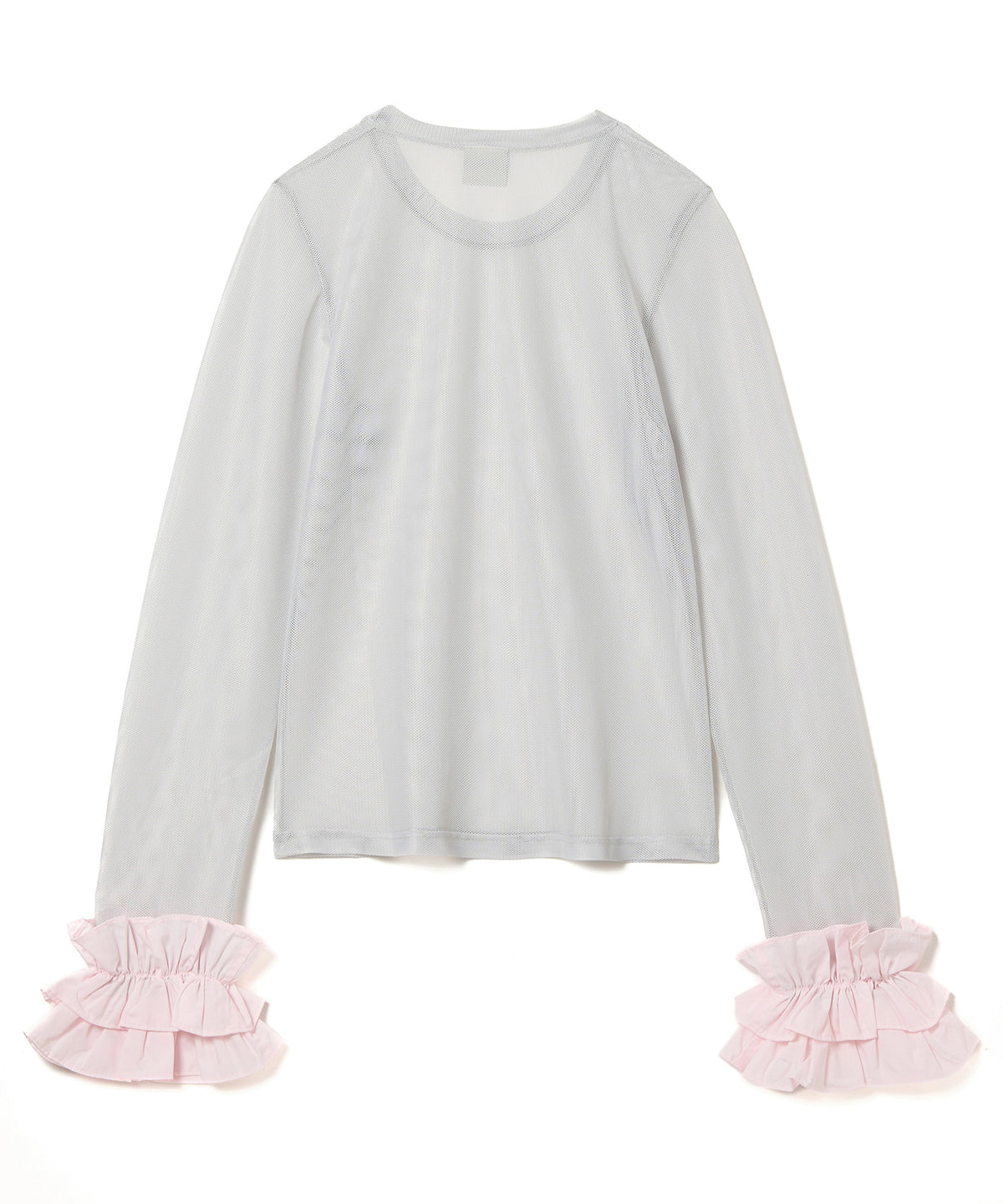 FRILL MESH L/S C/S