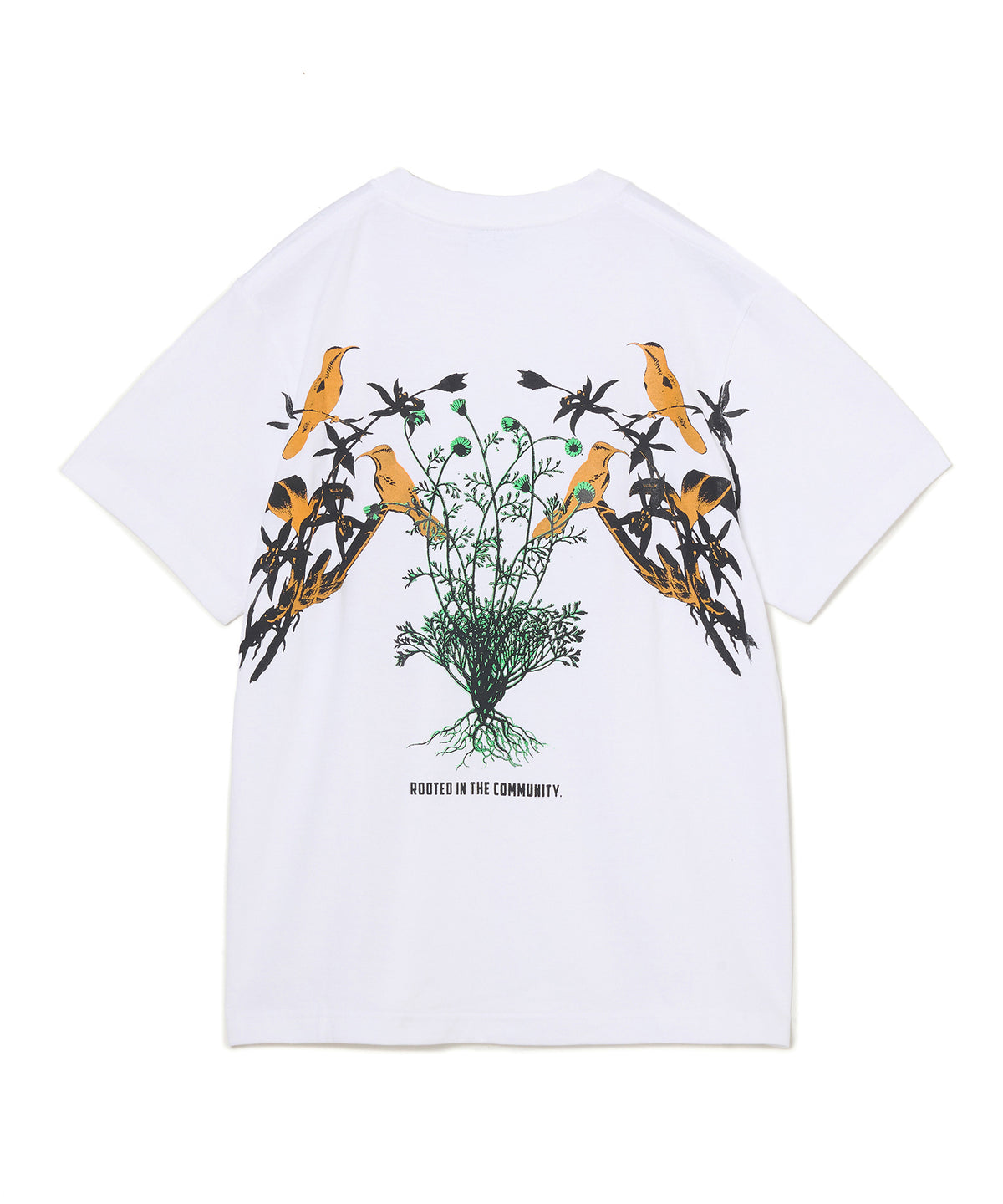 PRINT T-SHIRT(FLOWER BIRD)