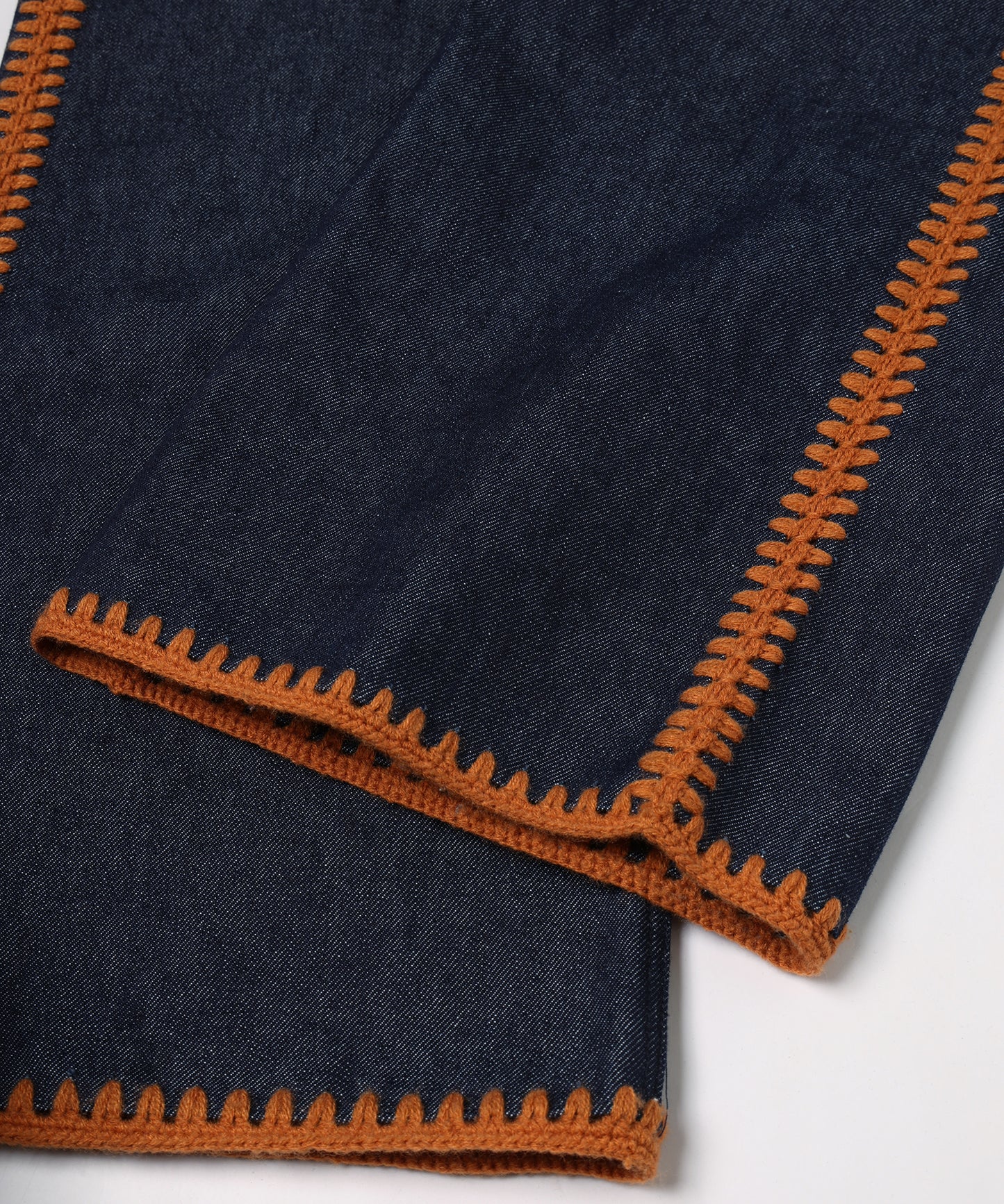 HAND KNITTING DENIM PANTS