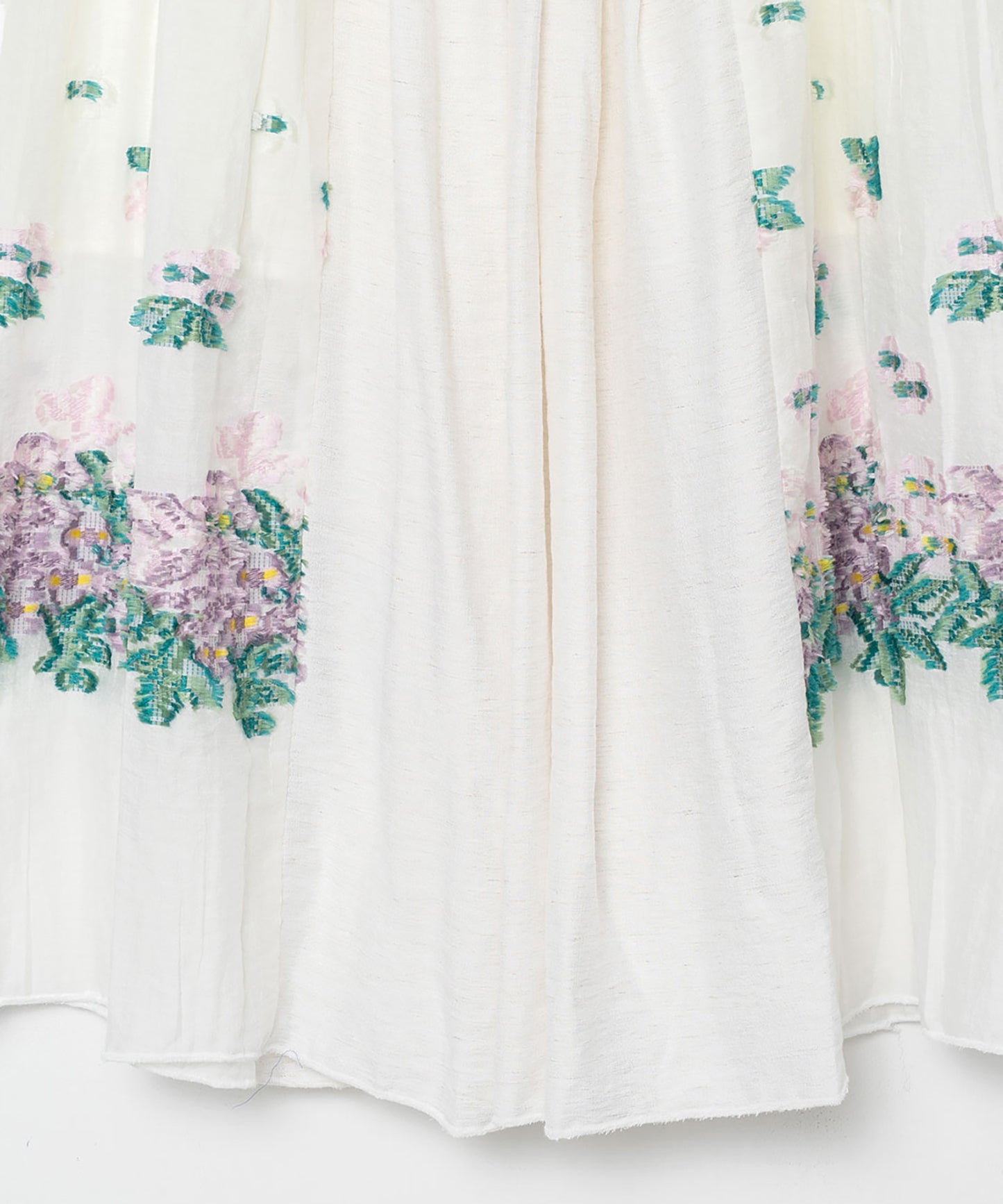 Mosaic Garden Lace-Up Skirt